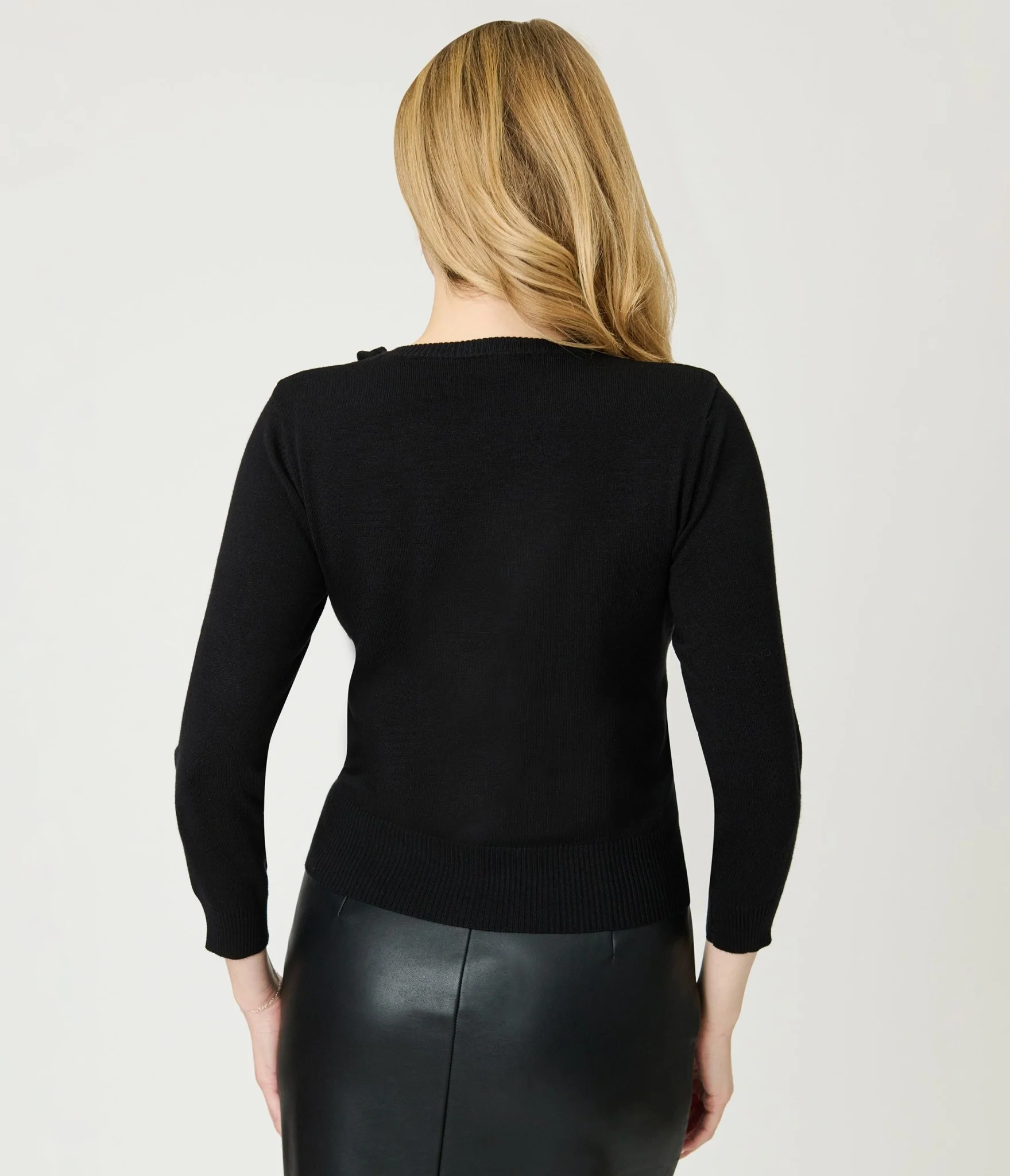 Banned Black Bow Bella Sweater - Image 2