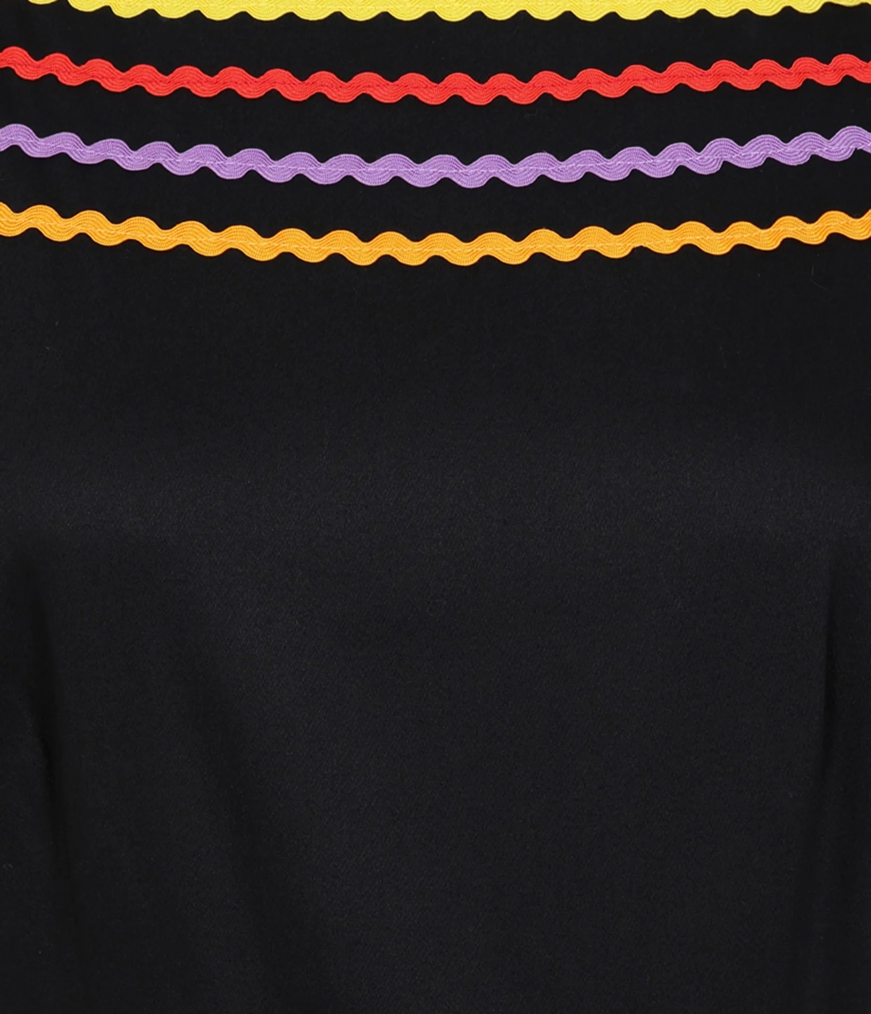 Banned Black & Rainbow Carmen Cotton Swing Dress - Image 4