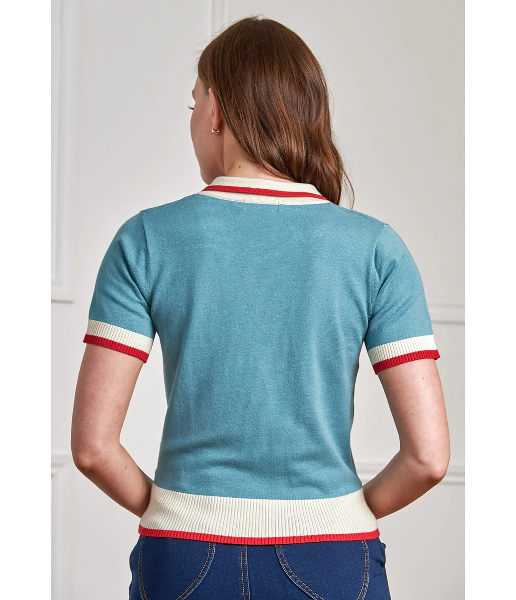 Banned Sky Blue Lily Rose Sweater - Image 2