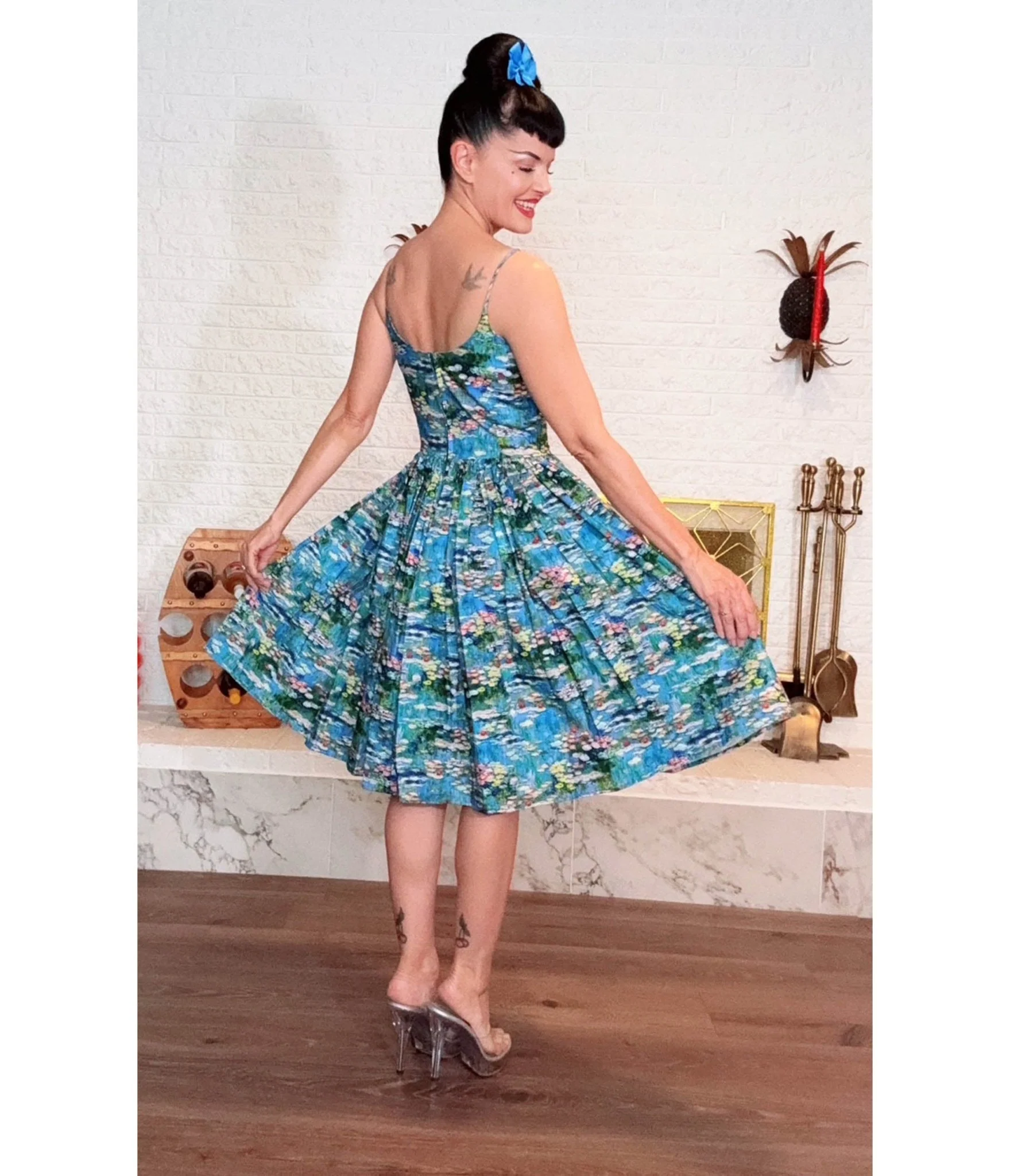 Bernie Dexter Lilly Flowers Chelsea Swing Dress - Image 2