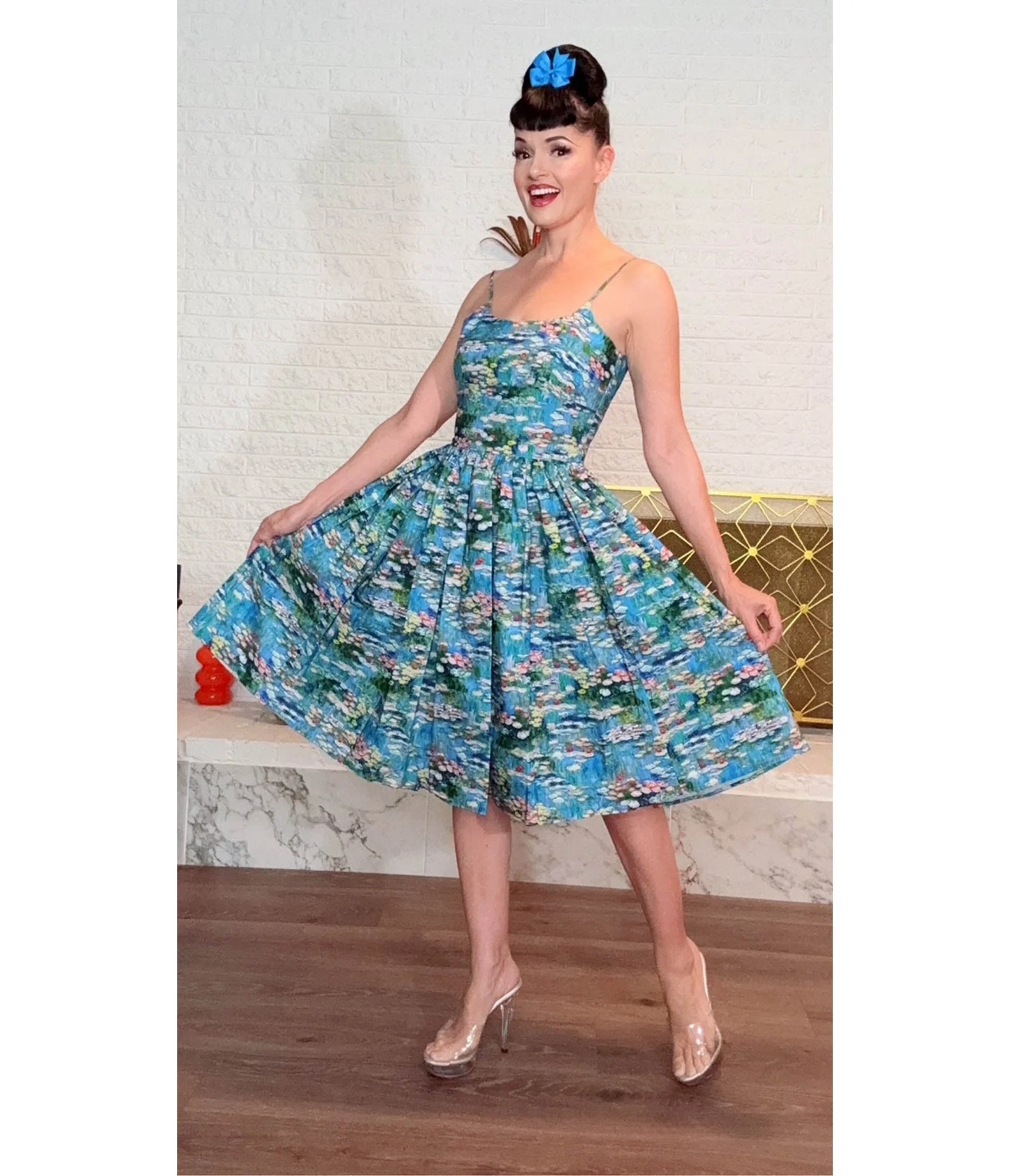 Bernie Dexter Lilly Flowers Chelsea Swing Dress - Image 4