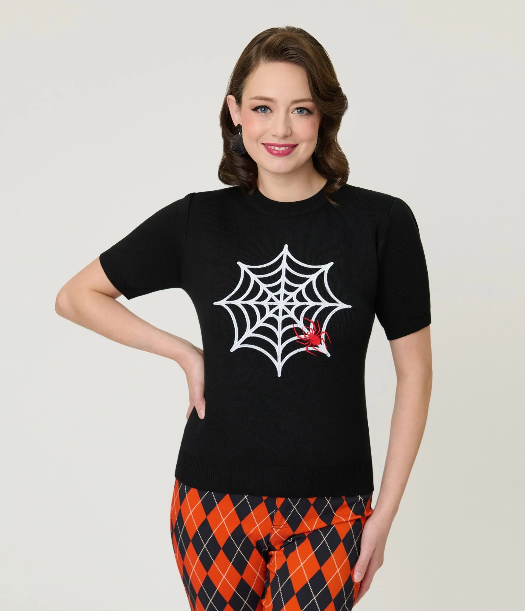 Black Itsy Bitsy Spider Sweater - Image 3
