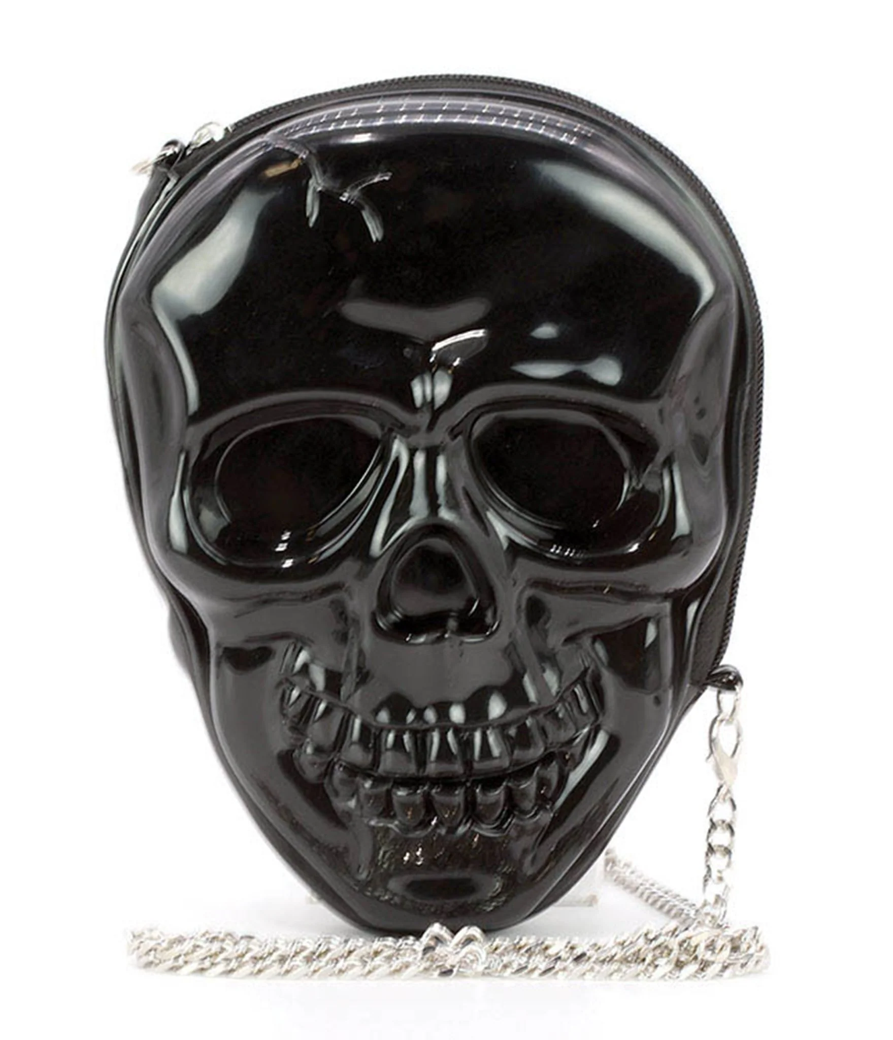 Black Skull Head Crossbody Bag