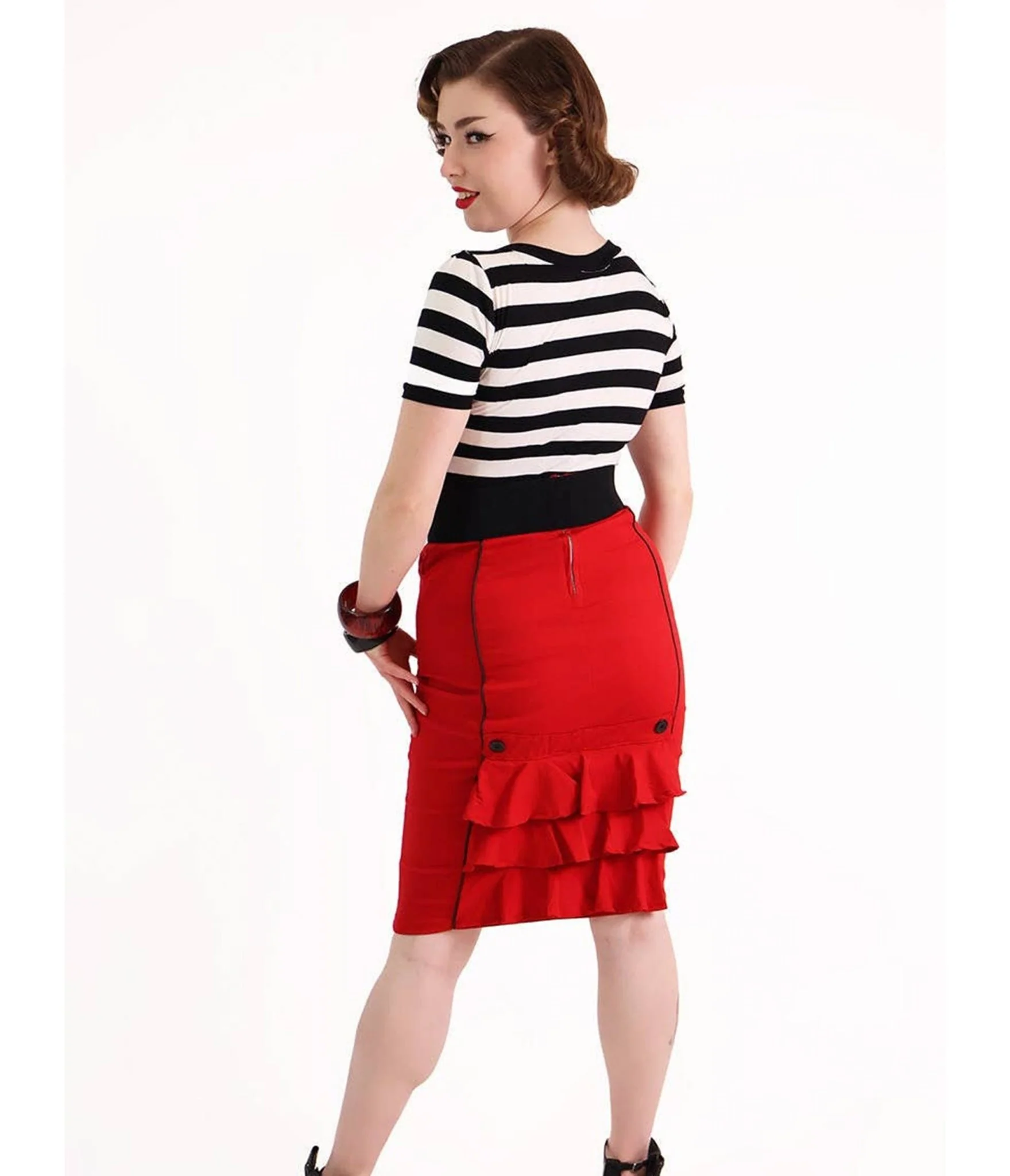 Bonsai Kitten Red Devil Doll Bustle Skirt