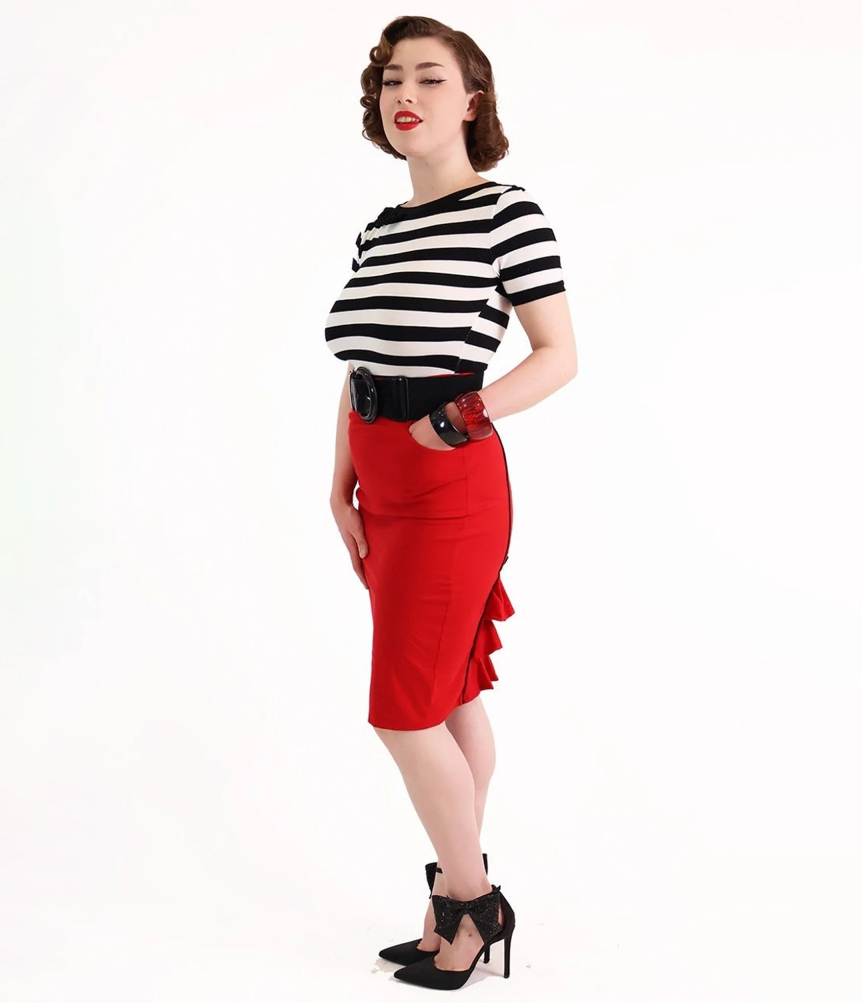 Bonsai Kitten Red Devil Doll Bustle Skirt - Image 3