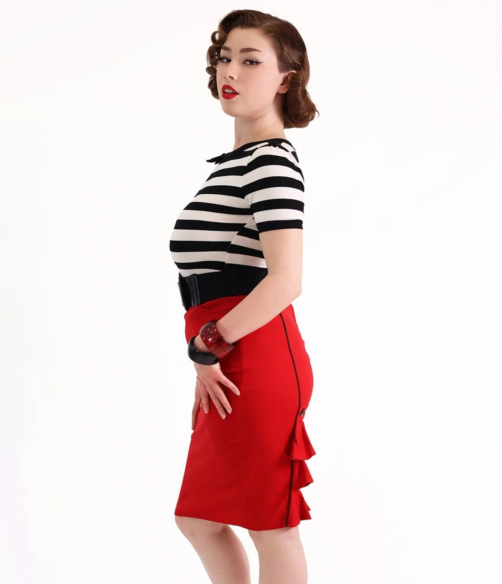 Bonsai Kitten Red Devil Doll Bustle Skirt - Image 4