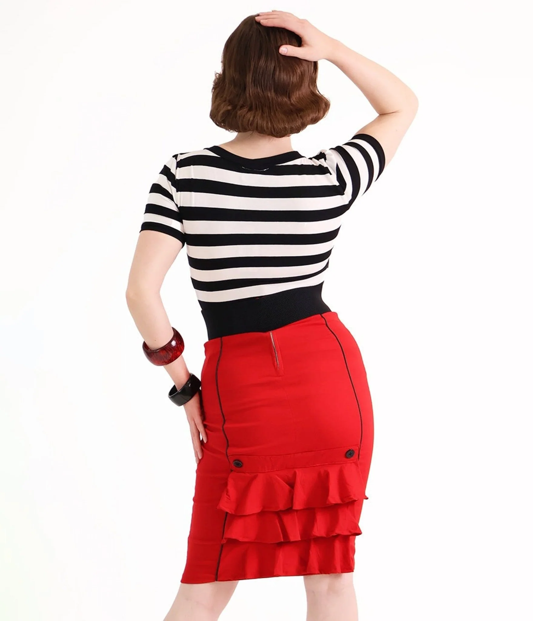 Bonsai Kitten Red Devil Doll Bustle Skirt - Image 5