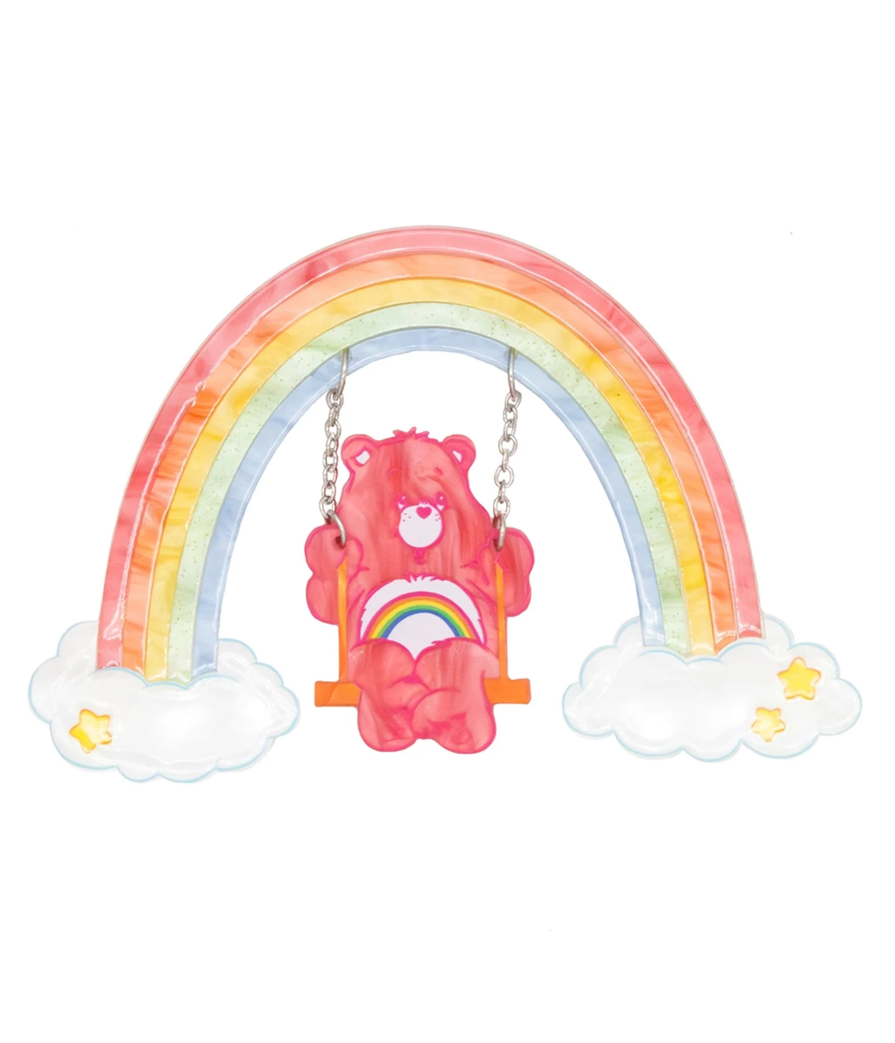 Care Bears Rainbow Cheer Bear Acrylic Brooch - Image 2