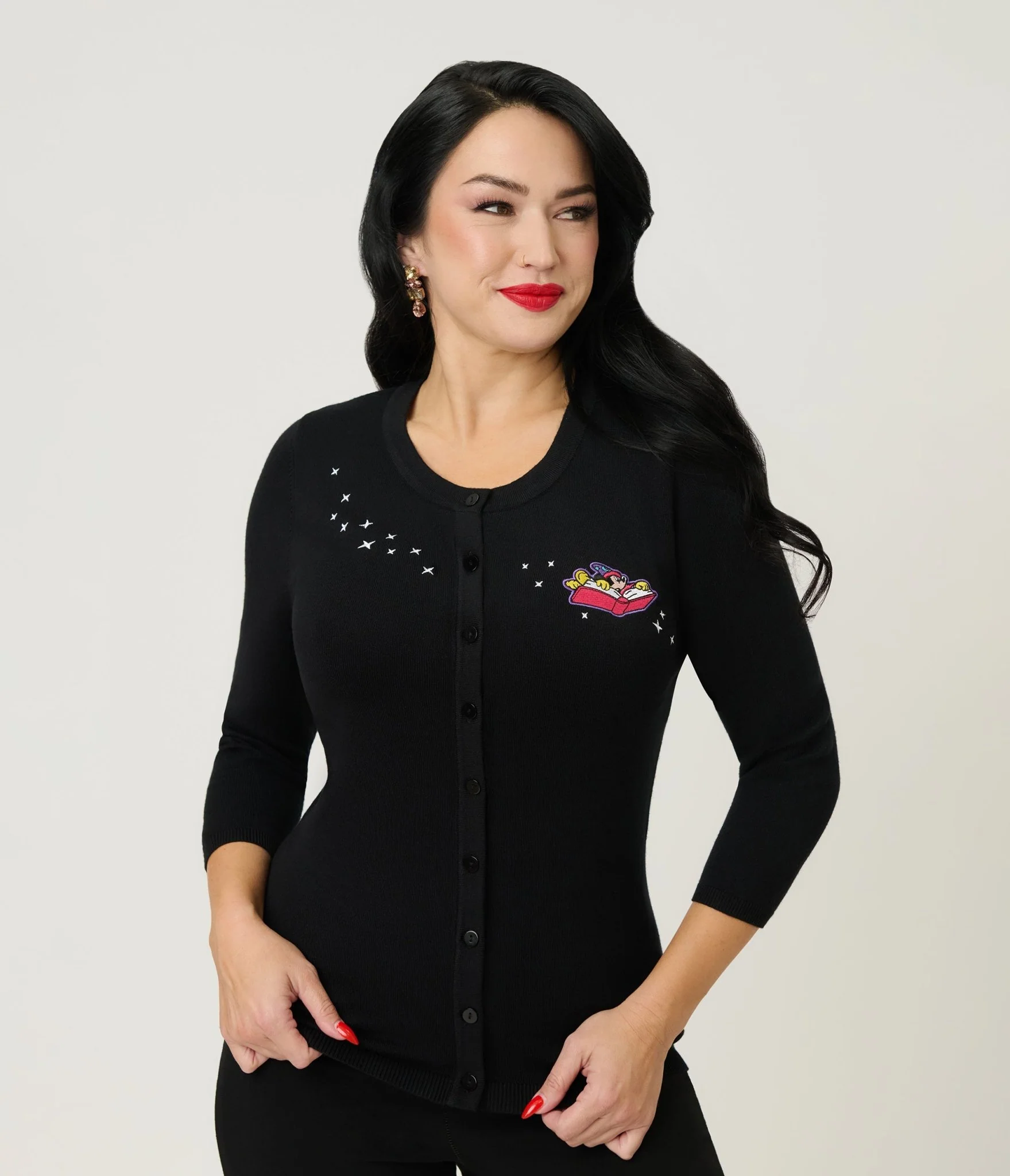 Disney Fantasia Collection by Unique Vintage Sorcerers Apprentice Cardigan