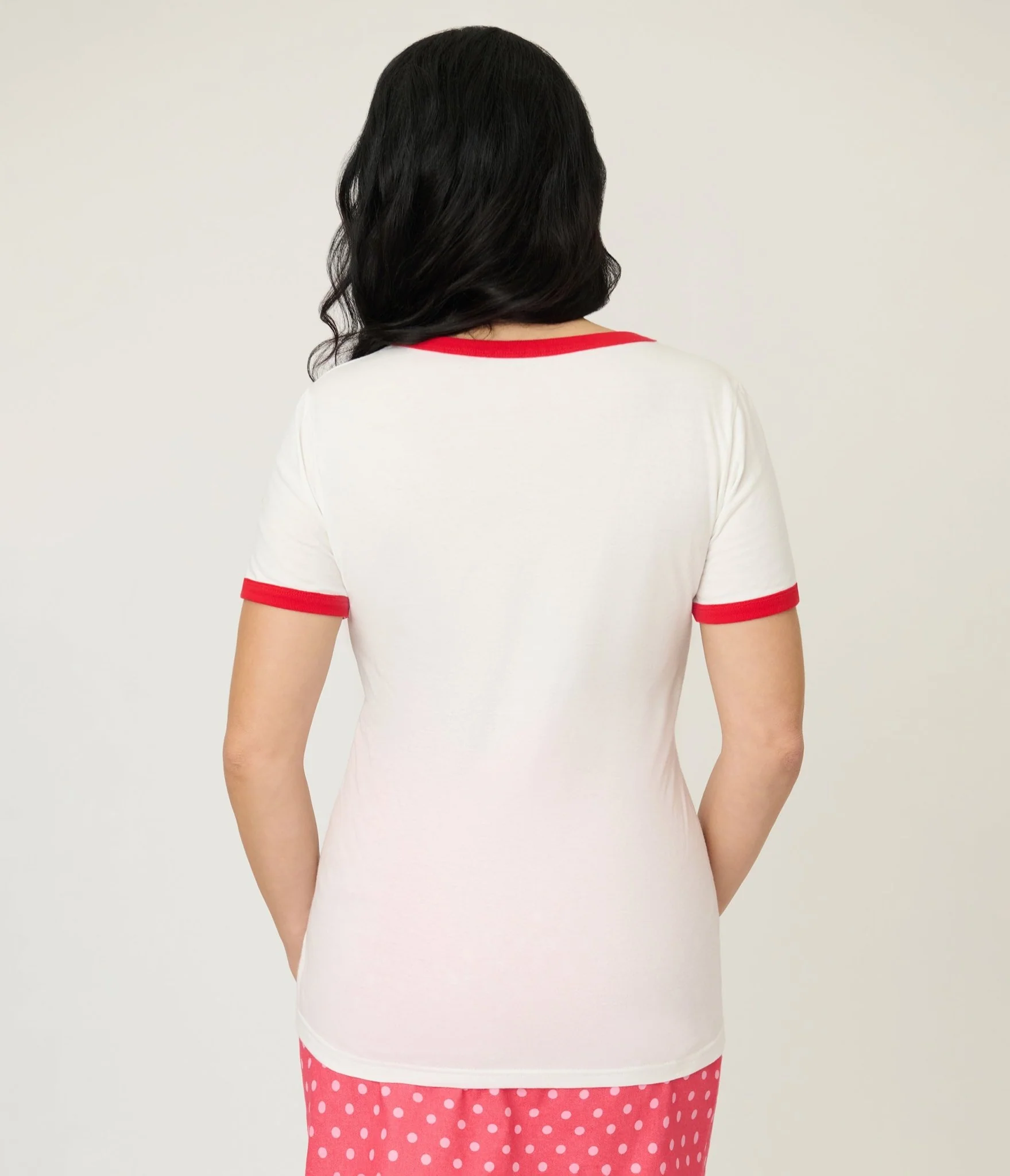 Disney Mickey & Friends Collection by Unique Vintage Bestie Vibes Unisex Ringer Graphic Tee - Image 2