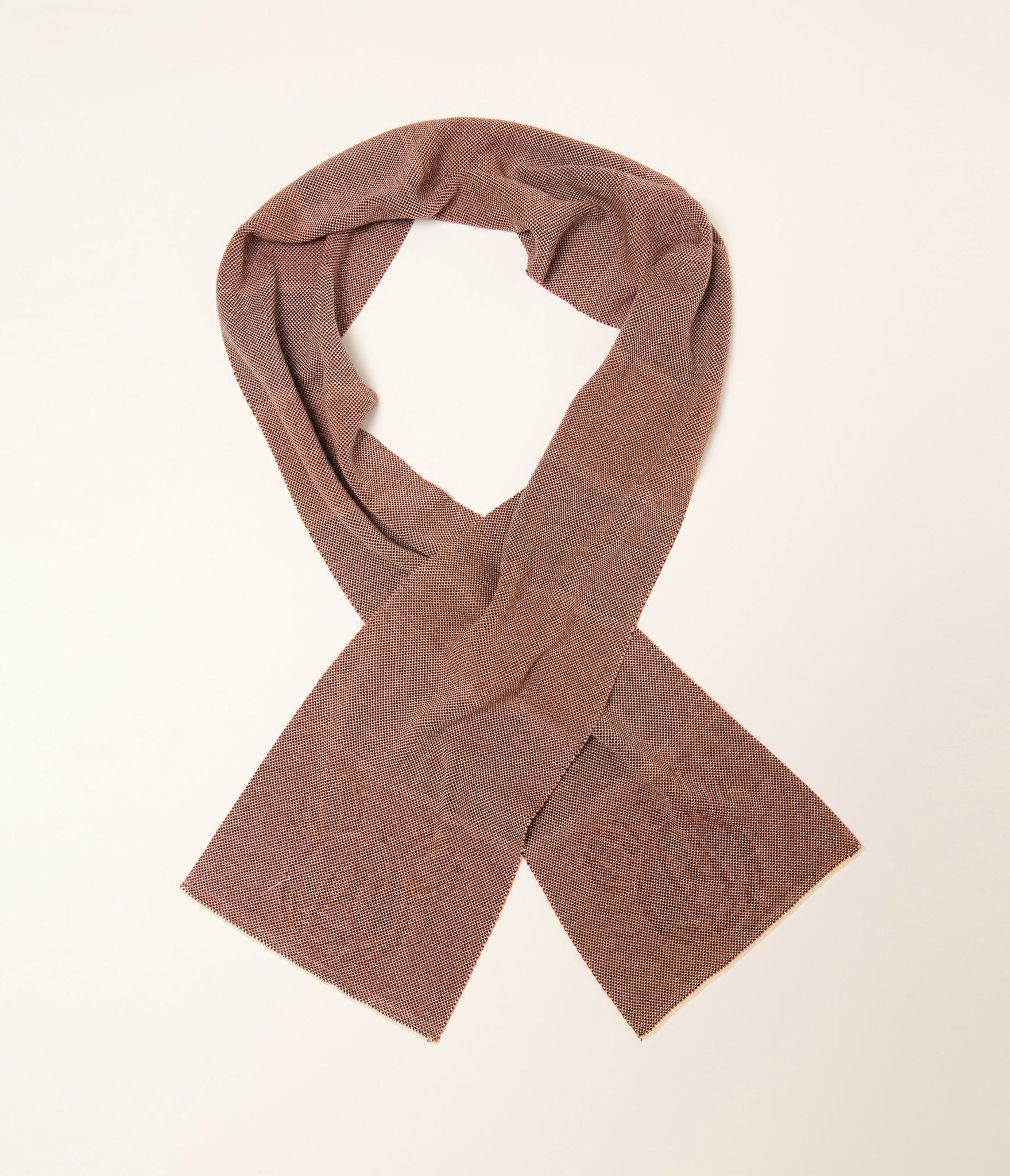 Disney Mickey & Friends Collection by Unique Vintage Mickey Jack-O-Lantern Striped Knit Scarf - Image 2