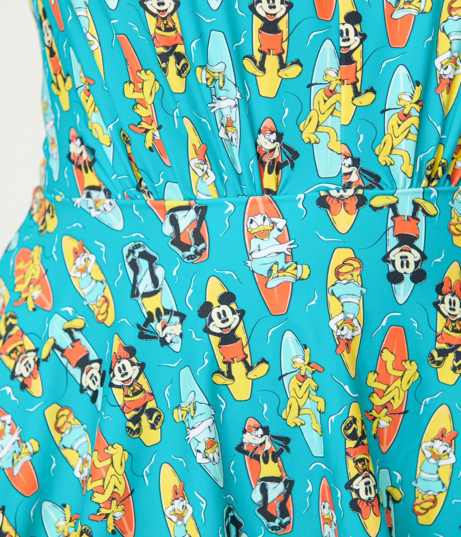 Disney Mickey & Friends Collection by Unique Vintage Plus Size Surfing Mickey Wendy Swimsuit - Image 4