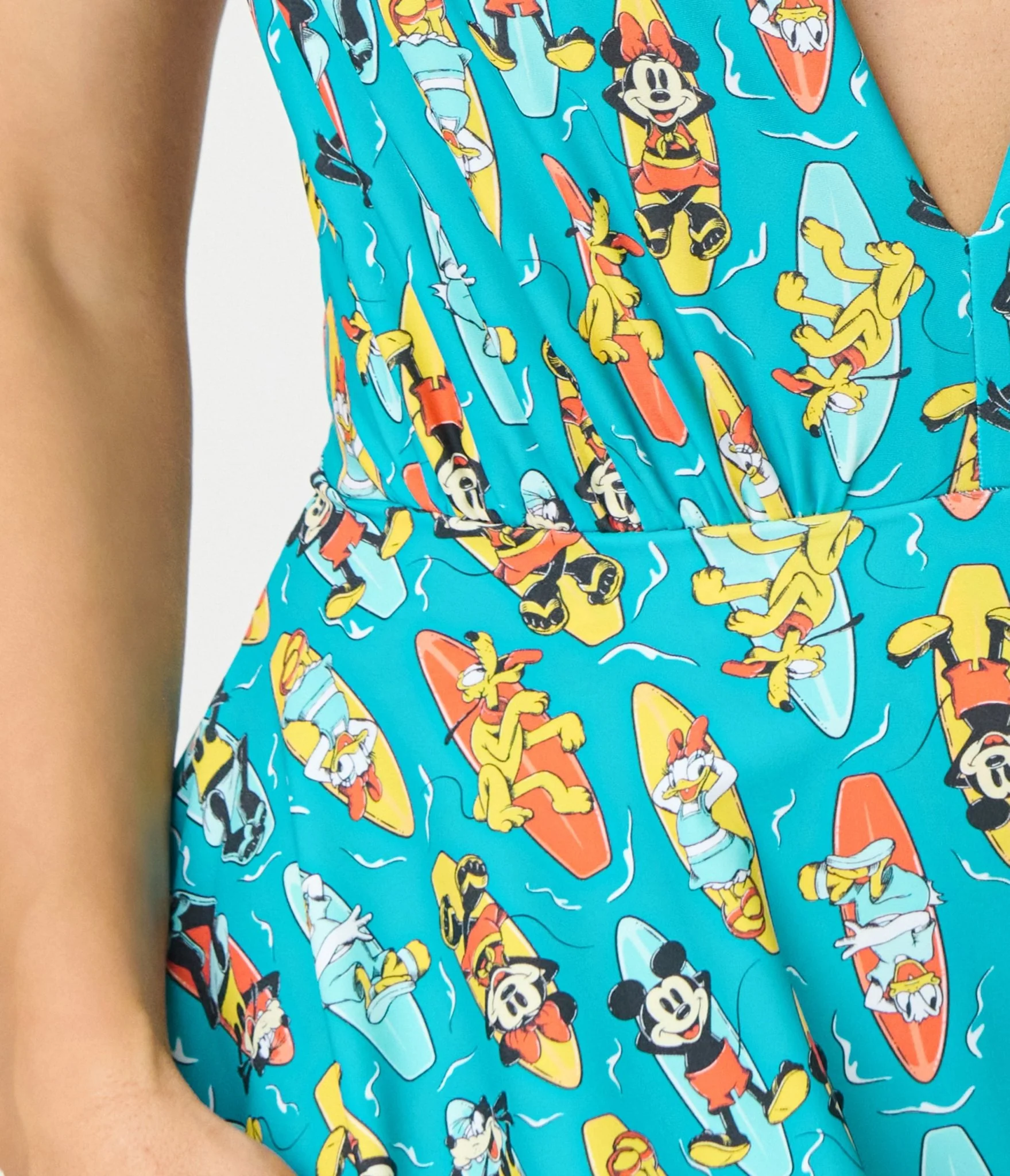Disney Mickey & Friends Collection by Unique Vintage Surfing Mickey Wendy Swimsuit - Image 5