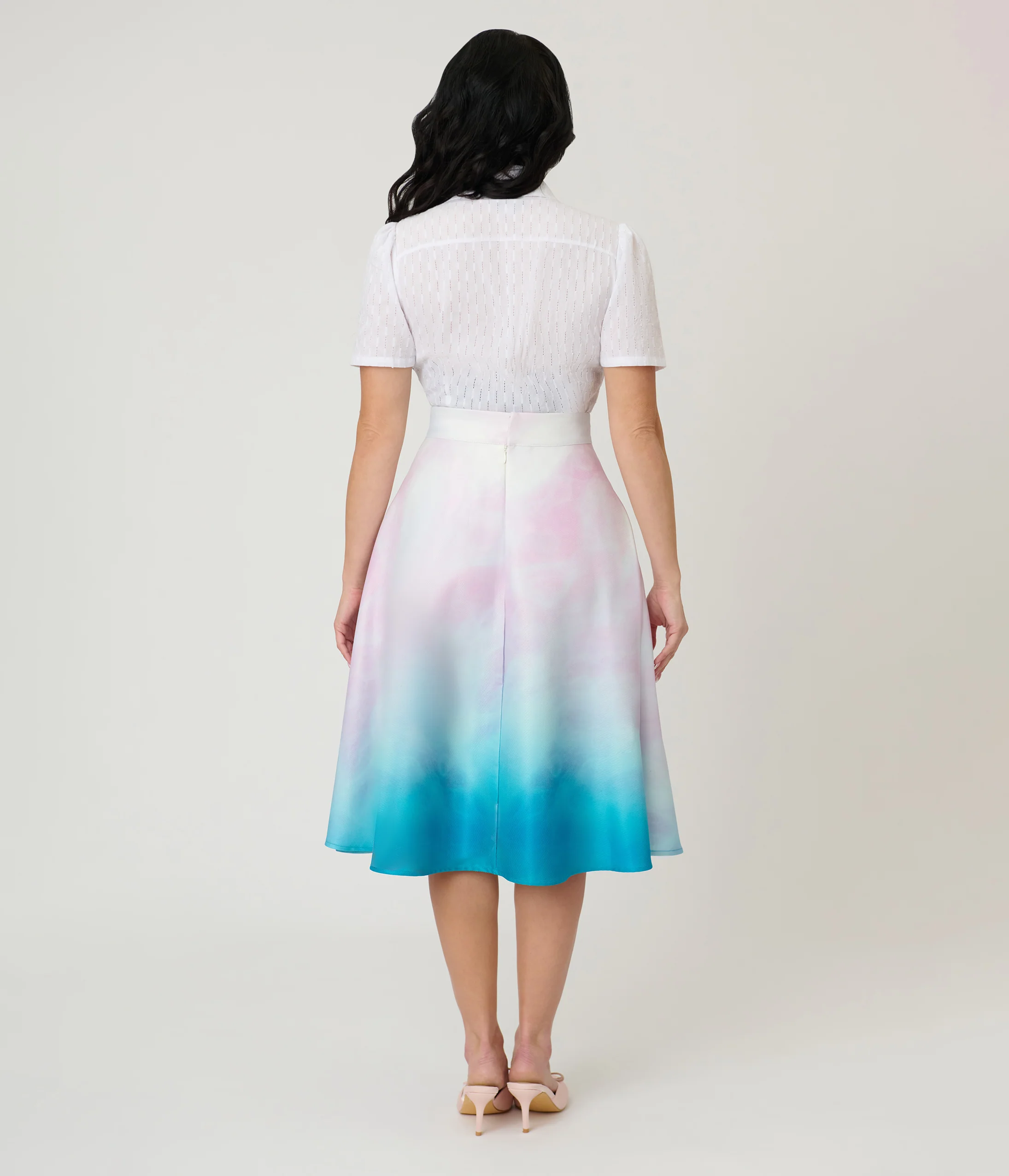 Disney Princess Collection by Unique Vintage Ariel Swing Skirt - Image 3