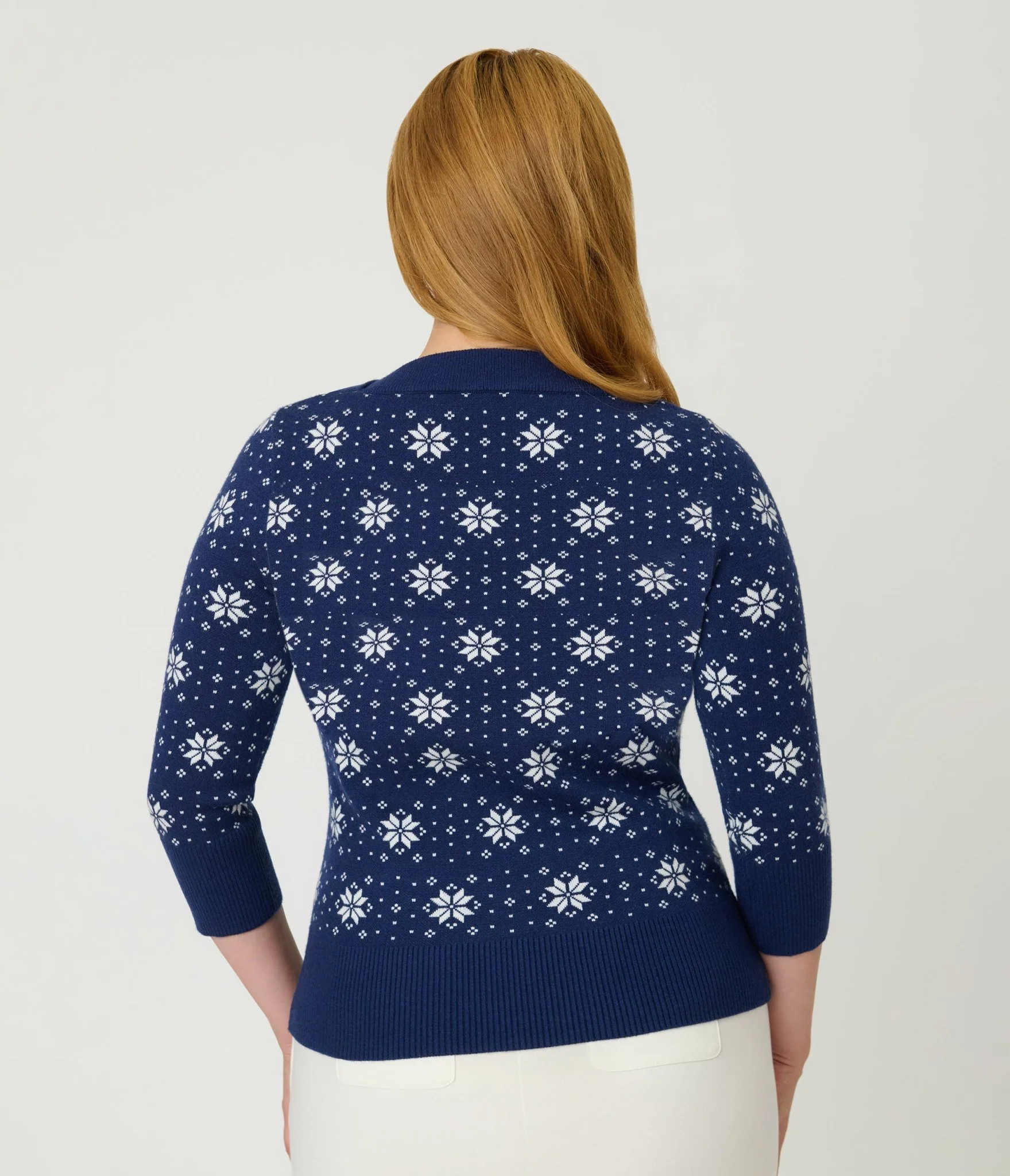 Disney's Frozen Collection by Unique Vintage Elsa & Anna Fair Isle Minou Sweater - Image 2