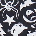 Emily The Strange x Unique Vintage Black & White Daphne Swim Bottoms - Image 4