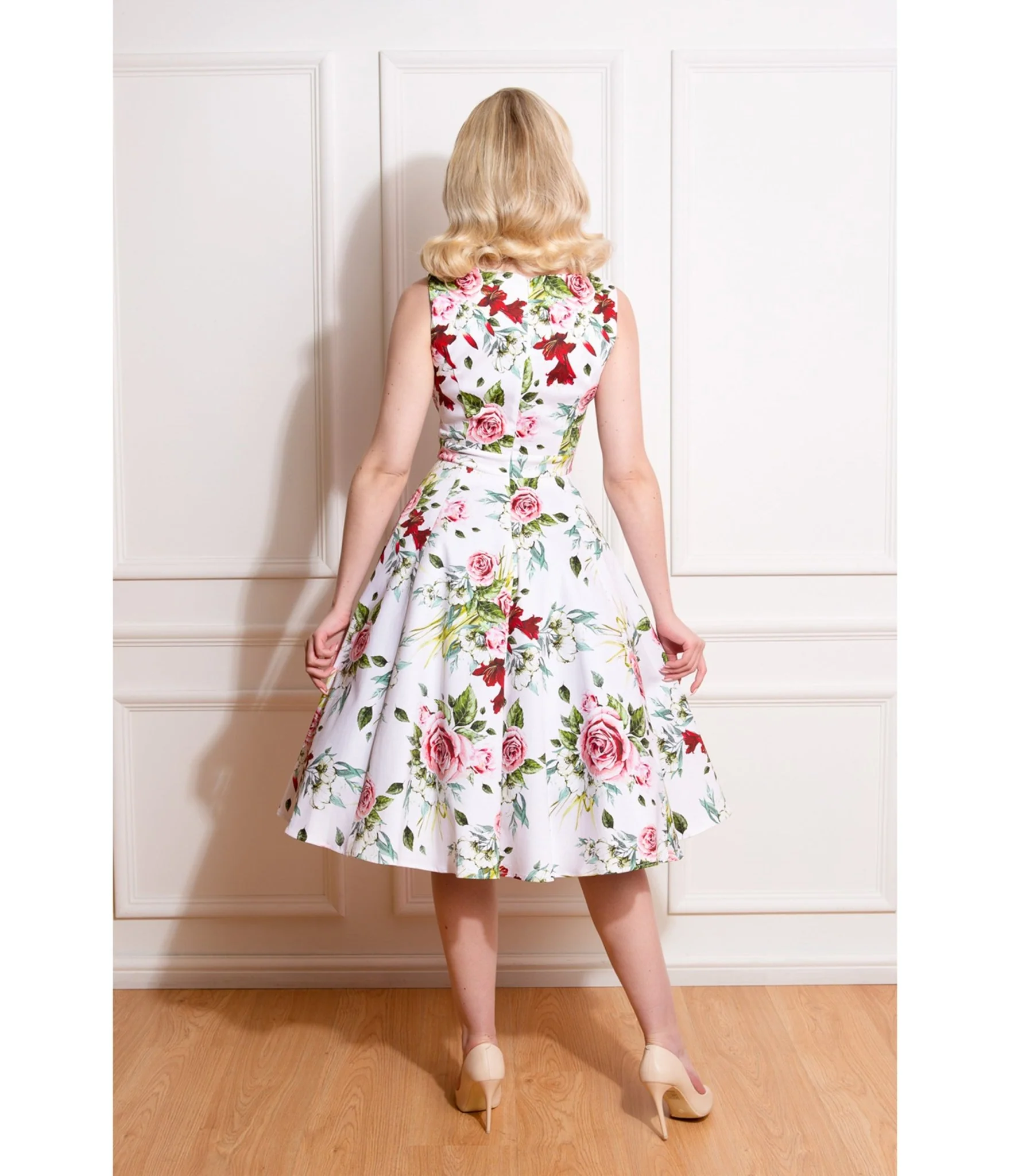 Floral Print Carole Swing Dress - Image 2