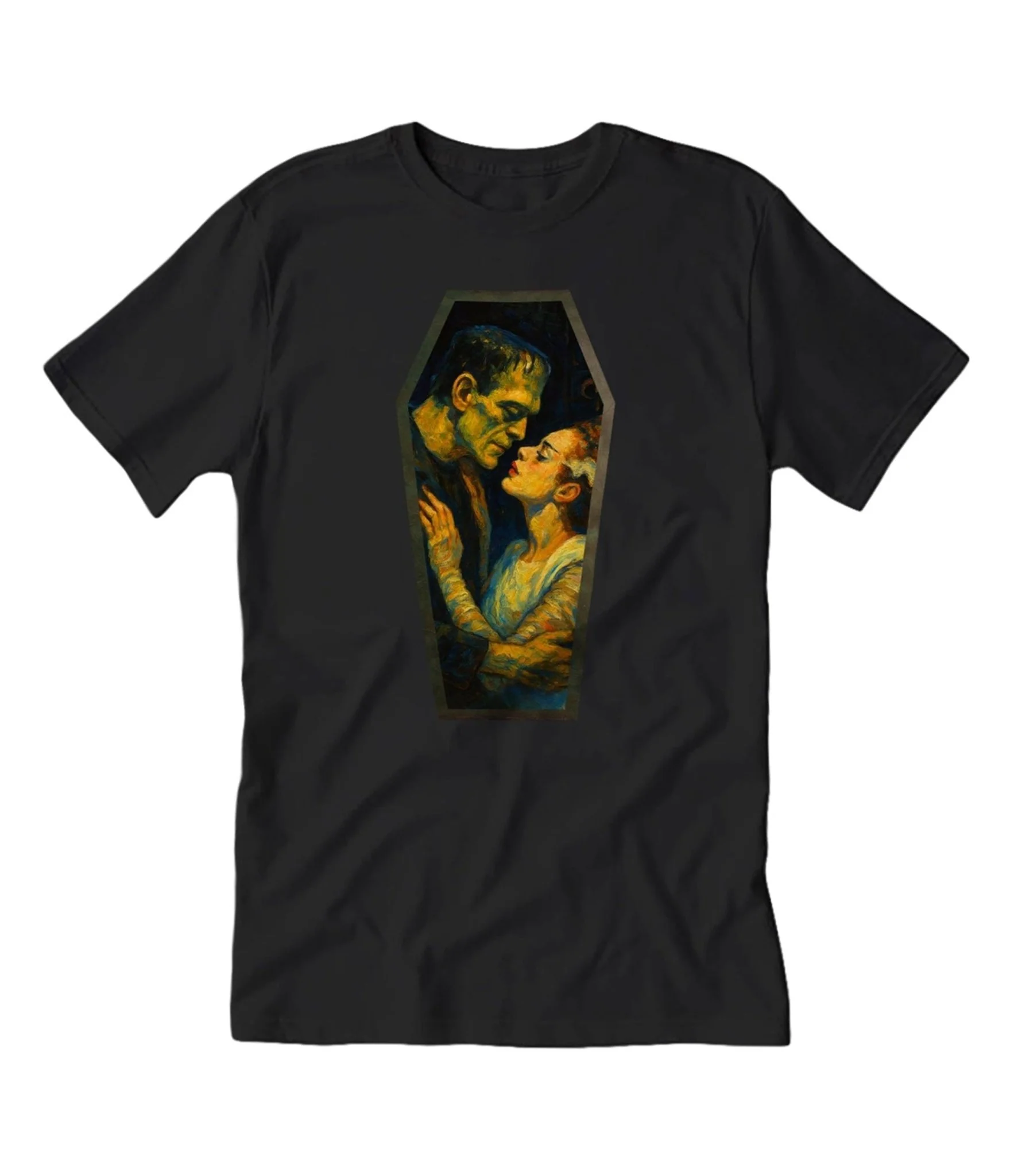 Frankenstein & His Bride Unisex Graphic Tee - Image 4