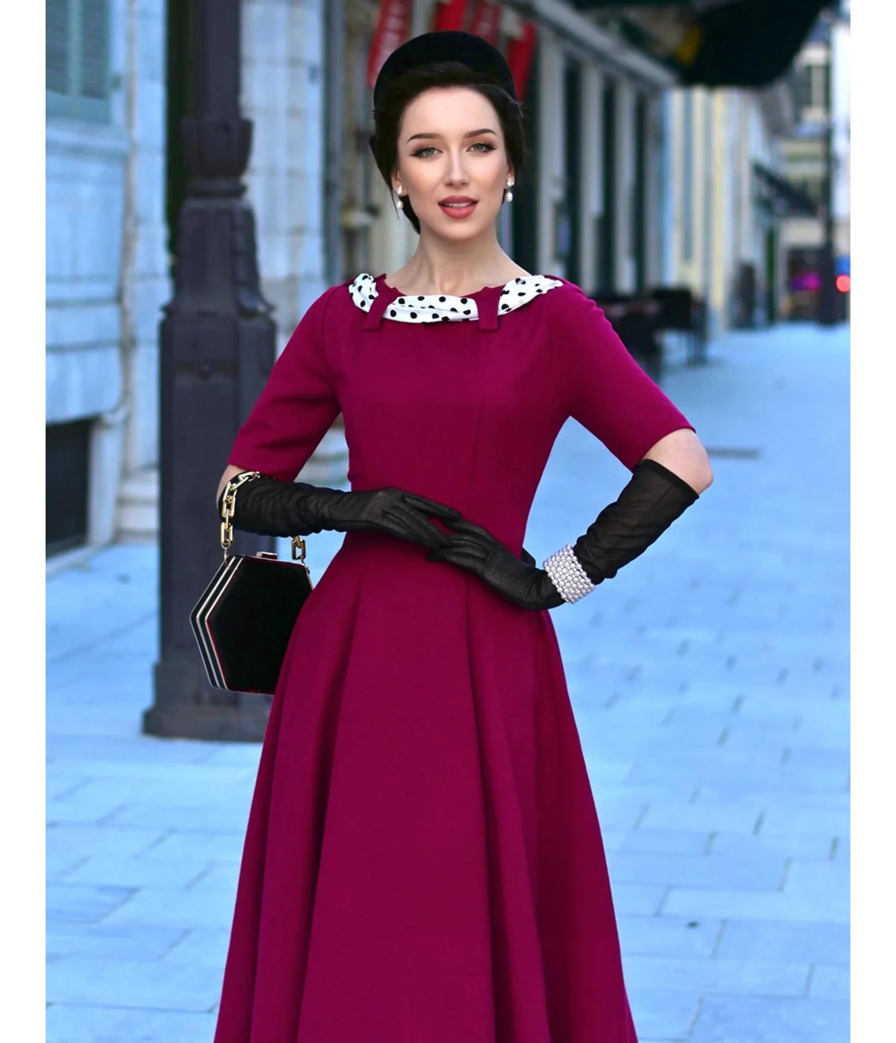 Heart My Closet Fuchsia Lucy Swing Dress - Image 5