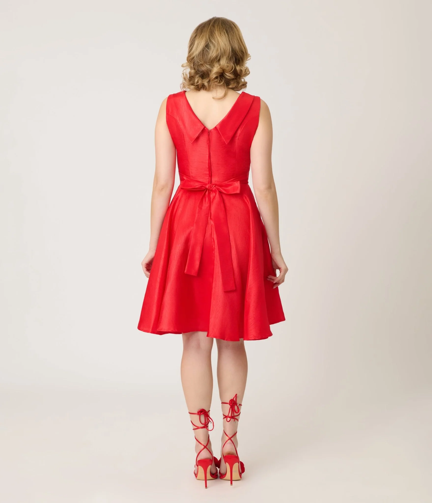Heart of Haute Red Suzette Swing Dress - Image 2
