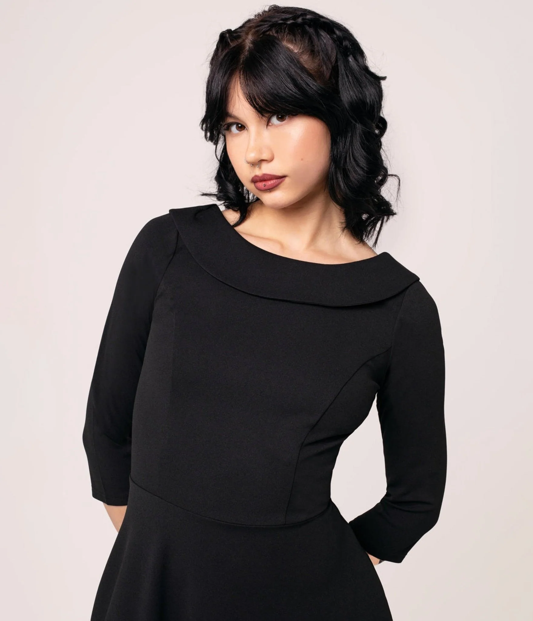 Hell Bunny Black Lois Dress - Image 4