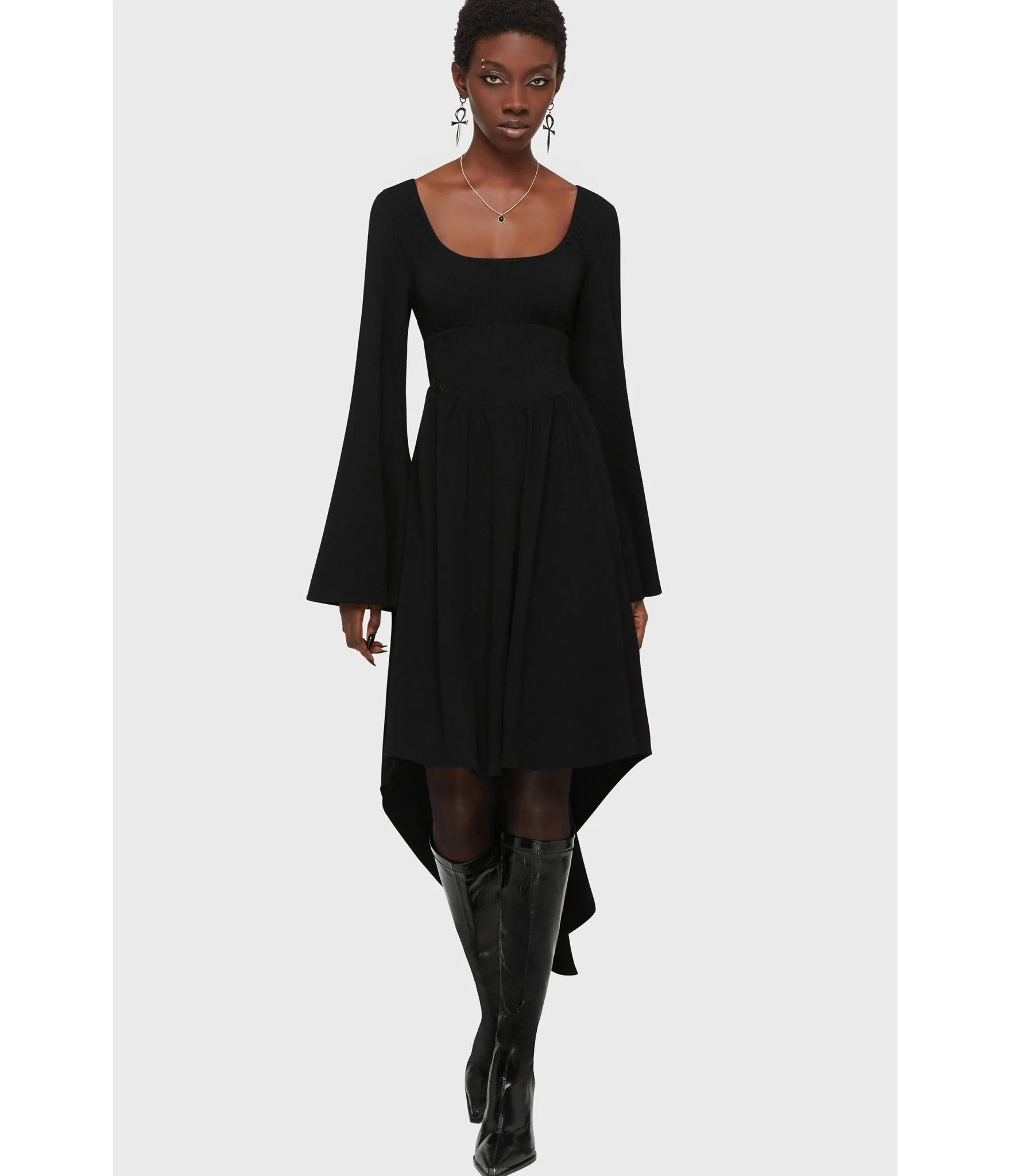 Kill Star Black Eye Of Eris Hi-Low Dress - Image 3