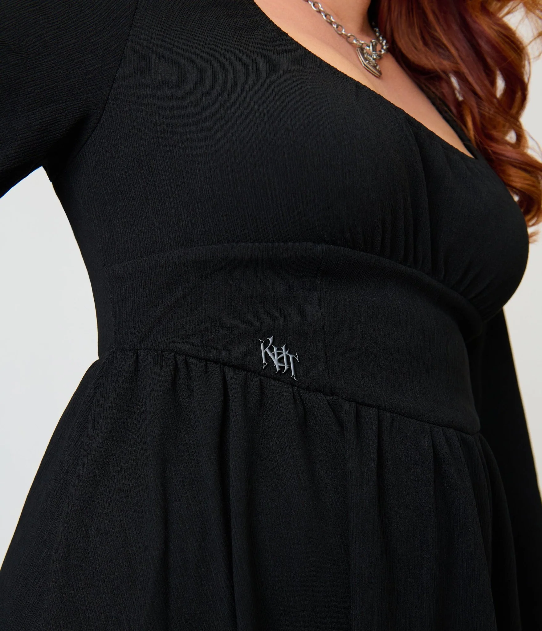 Kill Star Plus Size Black Eye Of Eris Hi-Low Dress - Image 4