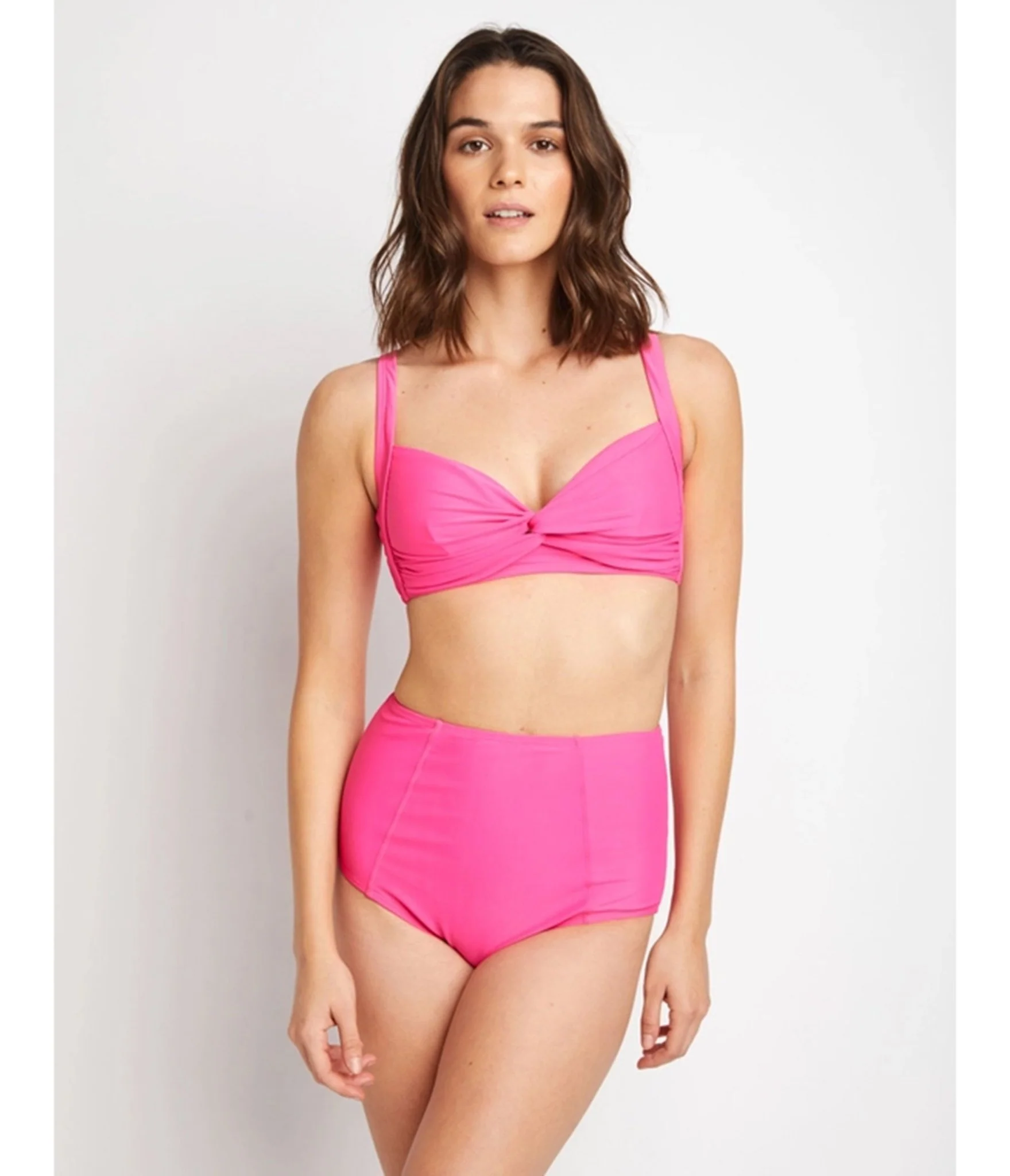 Marina West Hot Pink Two Piece Swim Set