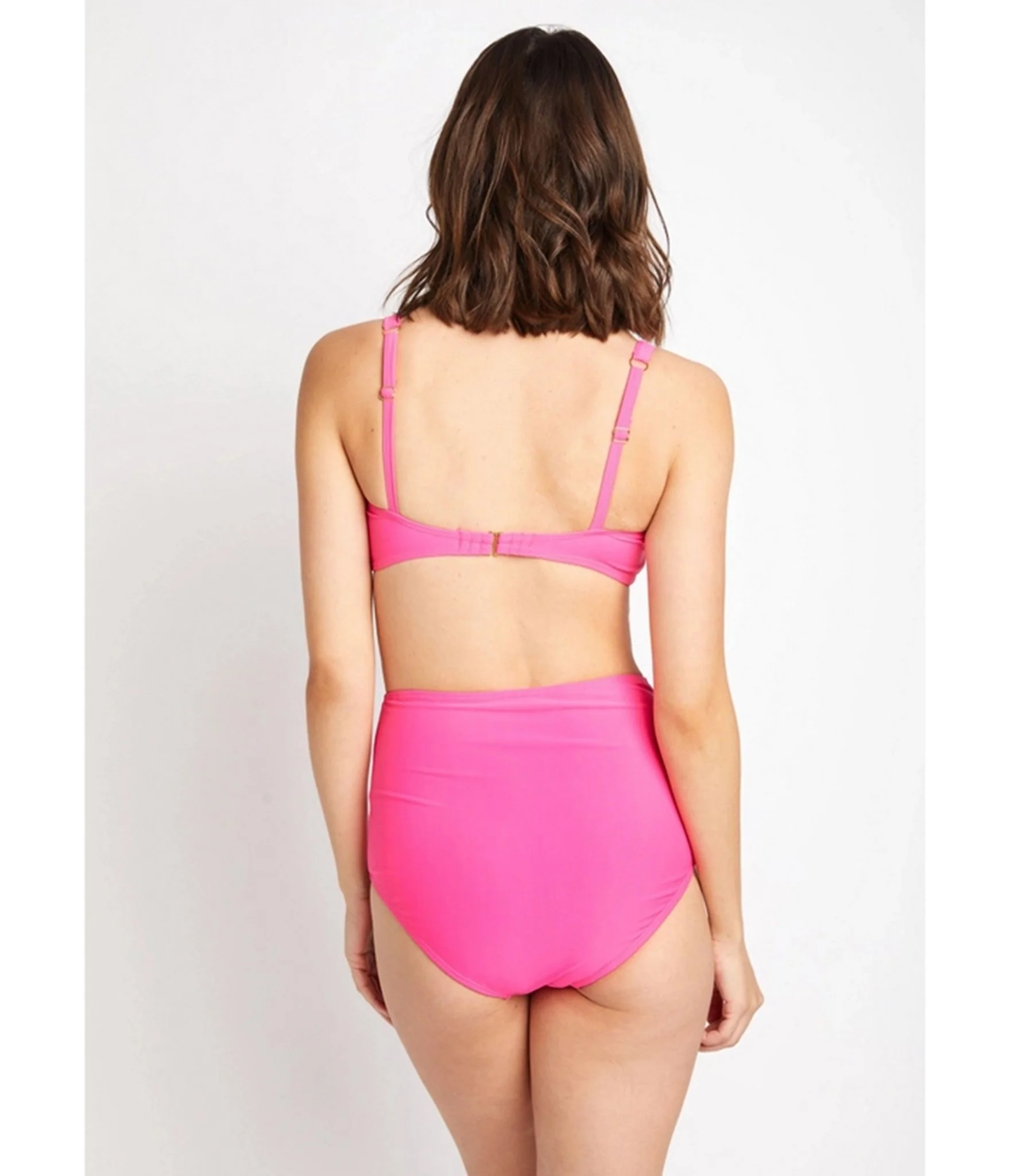 Marina West Hot Pink Two Piece Swim Set - Image 2