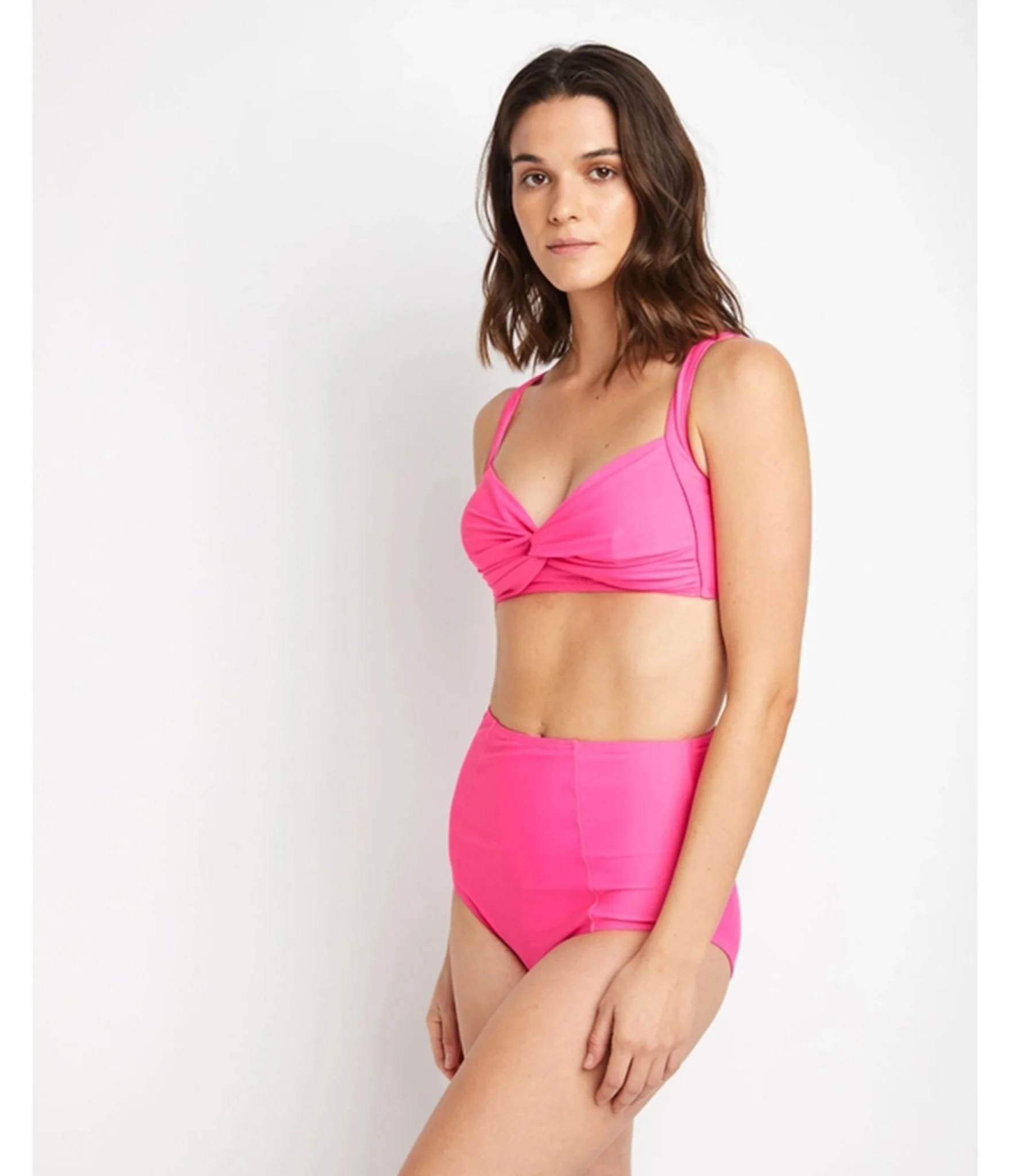 Marina West Hot Pink Two Piece Swim Set - Image 3