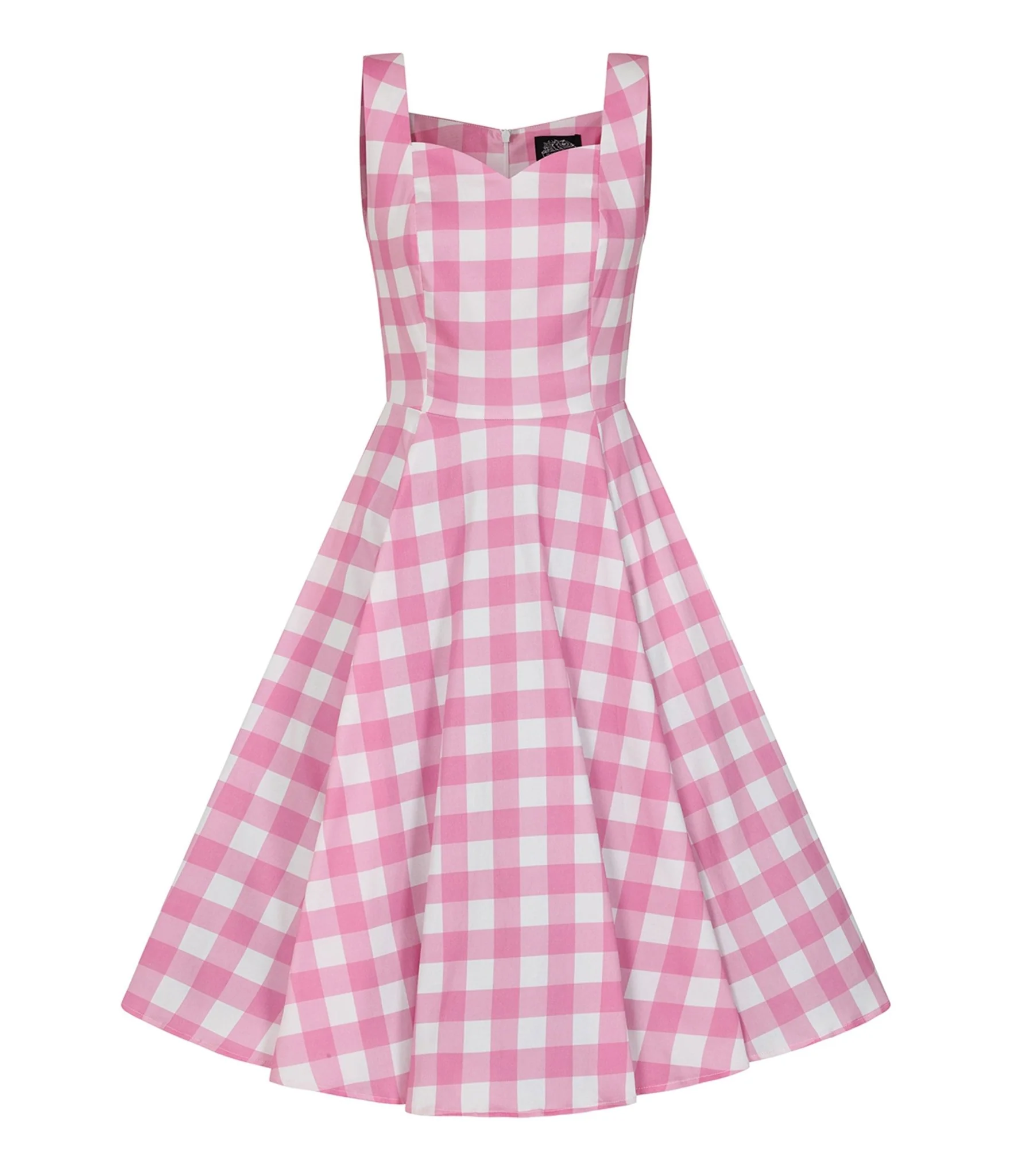 Pink Gingham Meadow Dress - Image 4