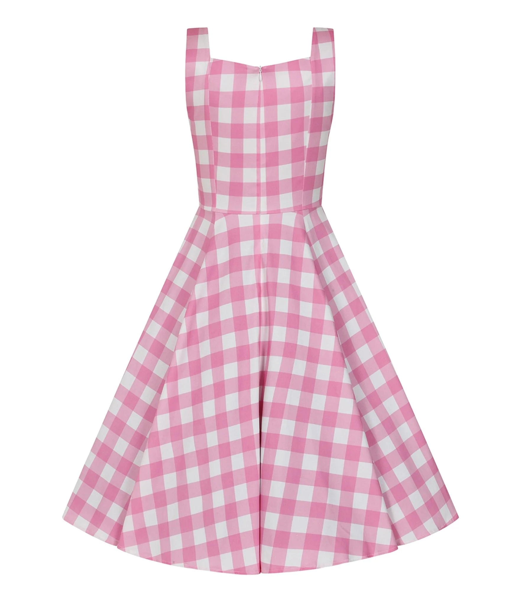 Pink Gingham Meadow Dress - Image 5