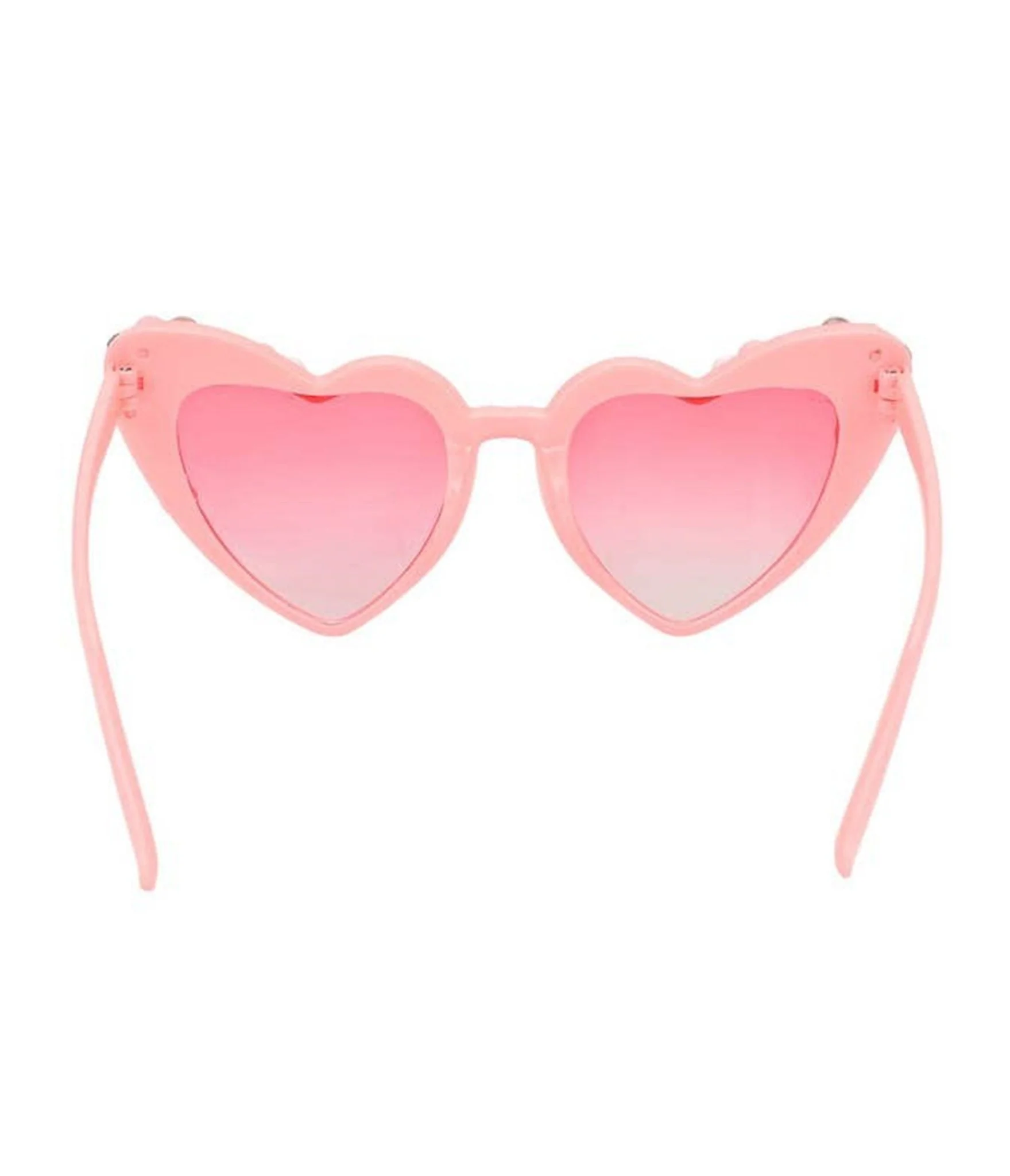 Pink Love Cat Eye Heart Glasses - Image 3