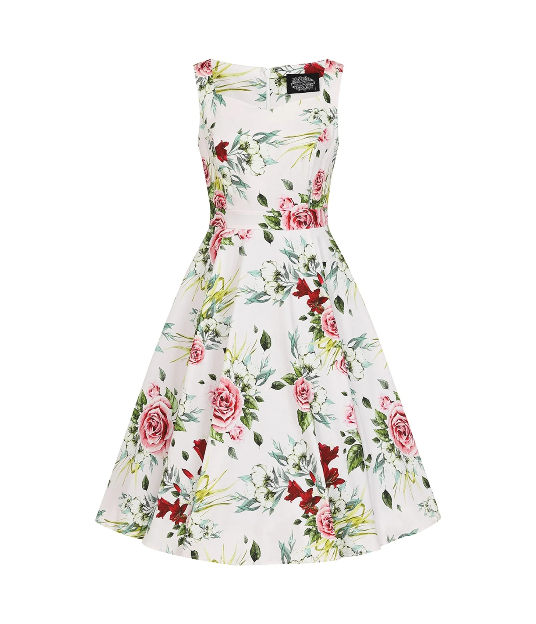 Plus Size Floral Print Carole Swing Dress - Image 3
