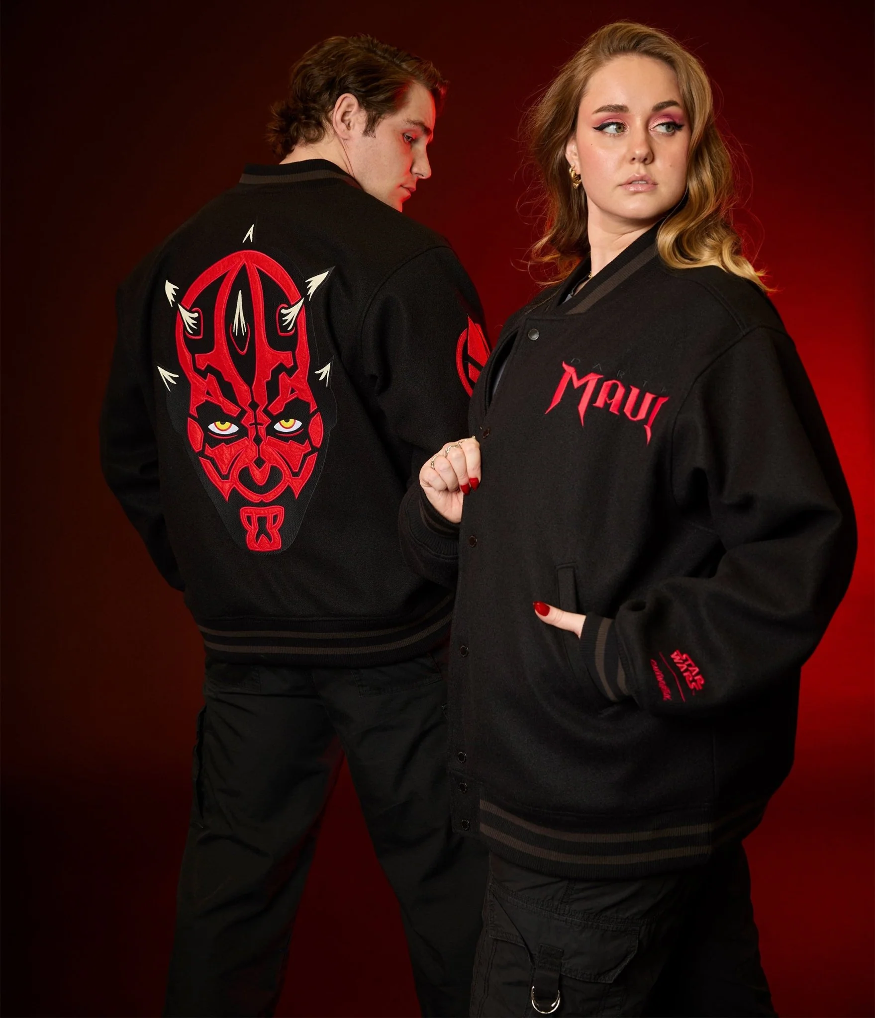 Pre-order Cakeworthy Darth Maul Varsity Jacket