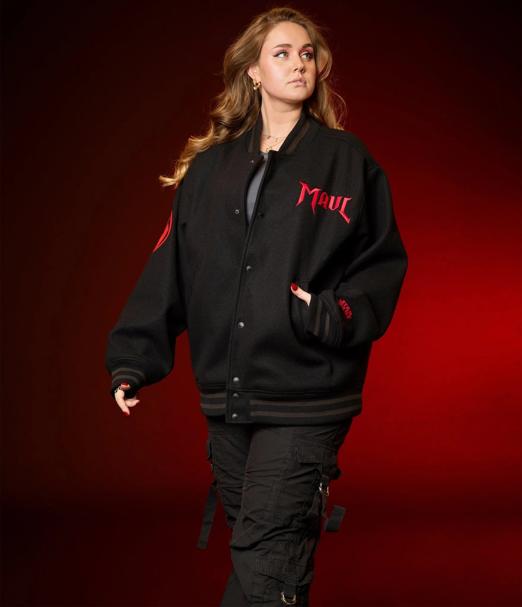 Pre-order Cakeworthy Darth Maul Varsity Jacket - Image 2