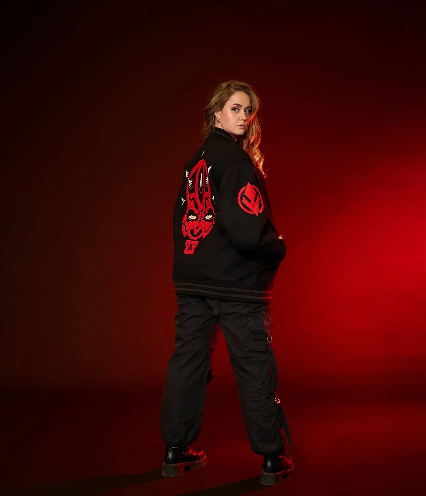 Pre-order Cakeworthy Darth Maul Varsity Jacket - Image 3