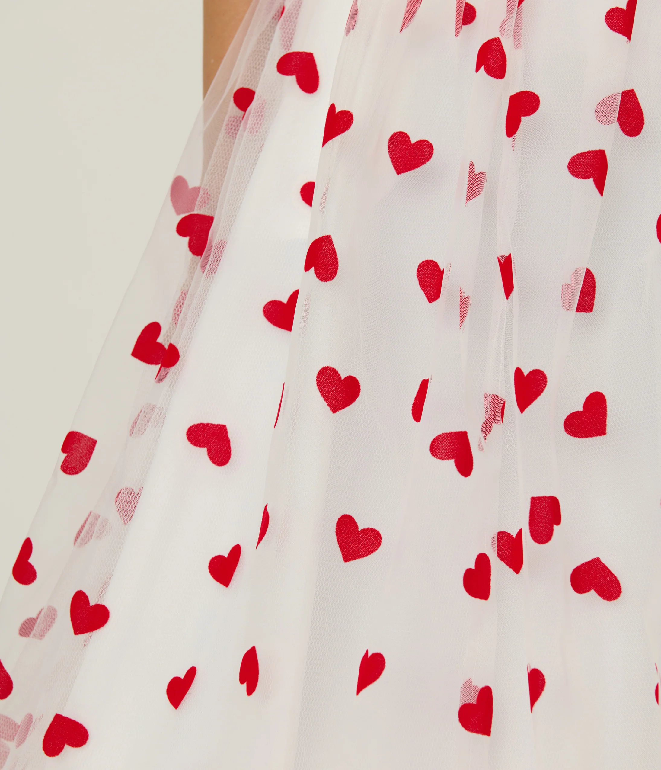 Barbie x Unique Vintage Red Hearts Loving You Swing Dress - Image 5