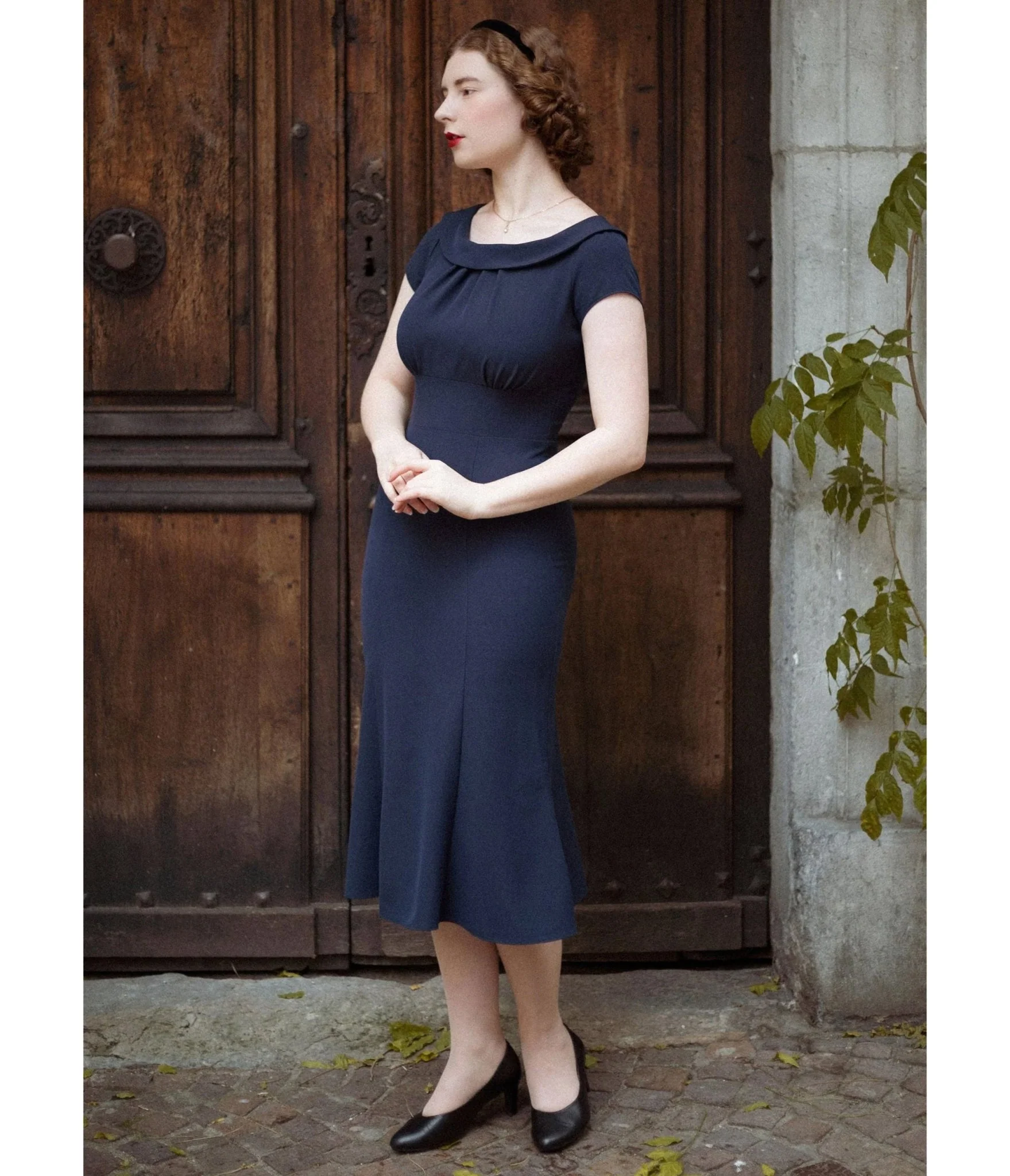 Pretty Retro Navy 1930s Melissa Dress