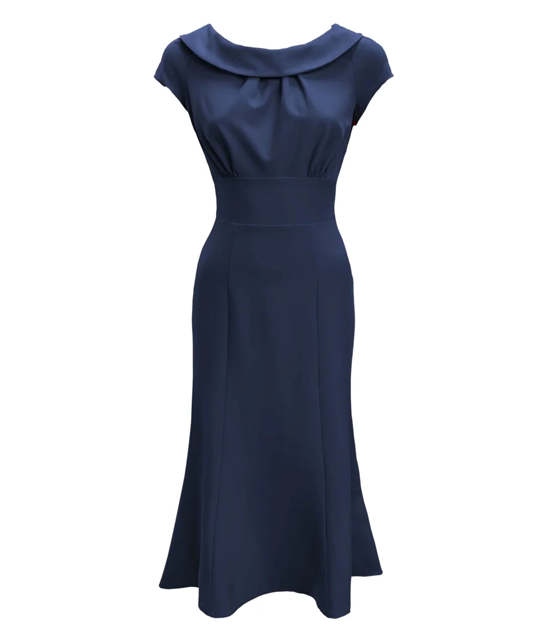 Pretty Retro Navy 1930s Melissa Dress - Image 5
