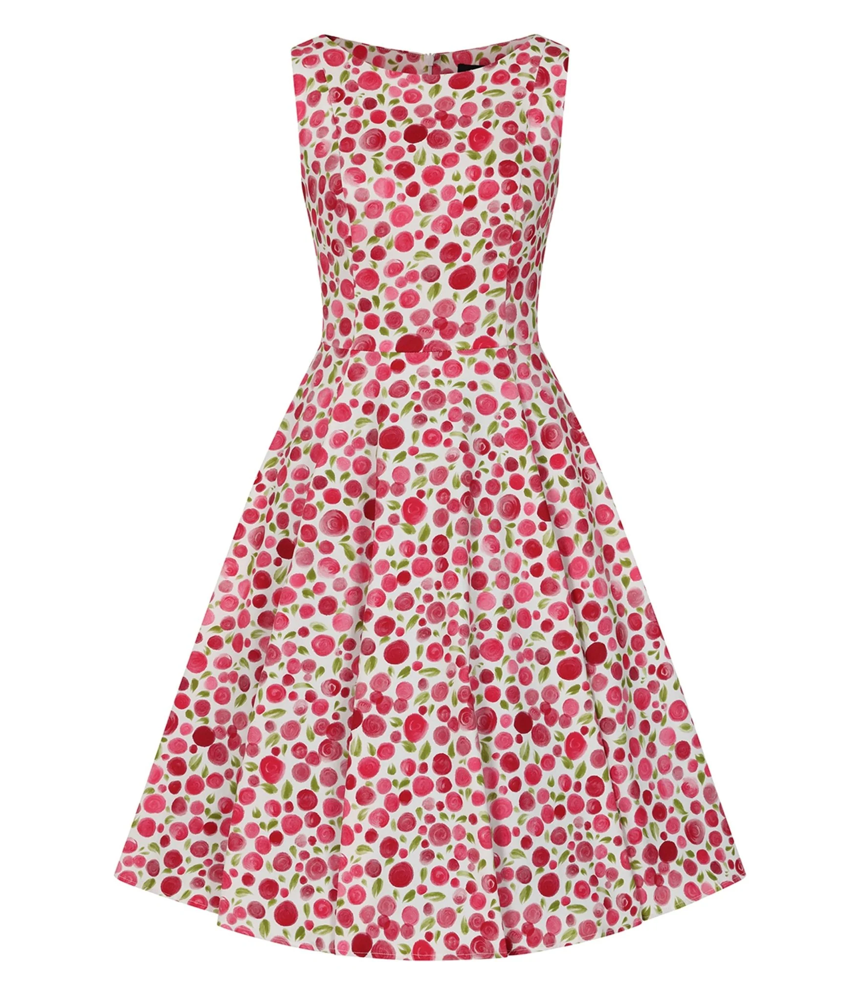Rosy Petal Swing Dress - Image 4