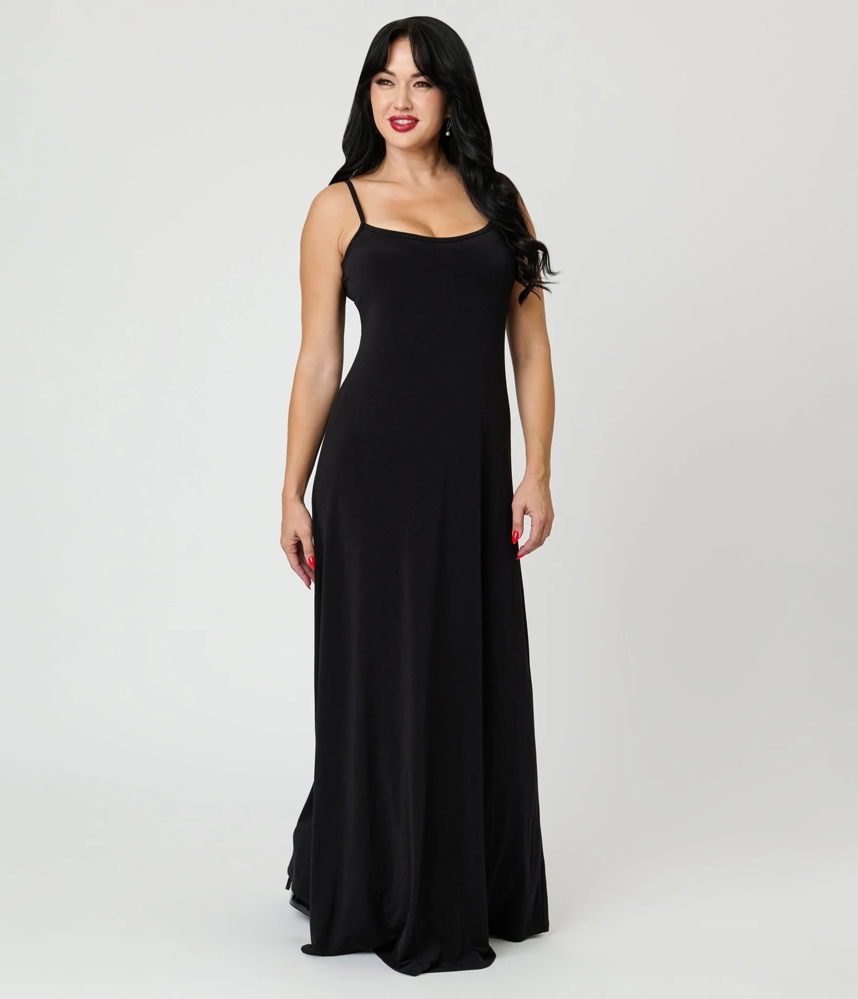 Smak Parlour Black Feathered Cape Maxi Dress - Image 4