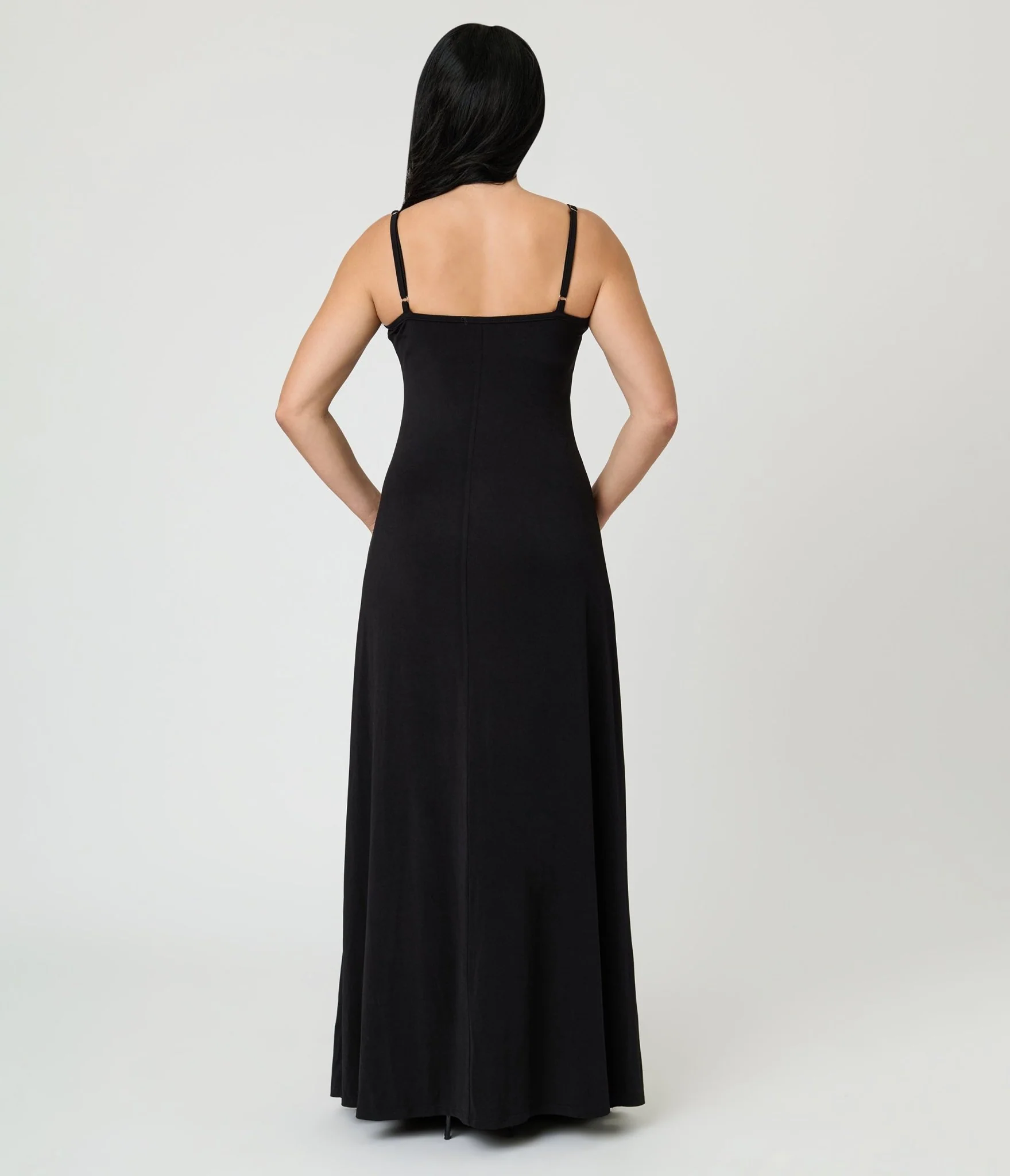 Smak Parlour Black Feathered Cape Maxi Dress - Image 5