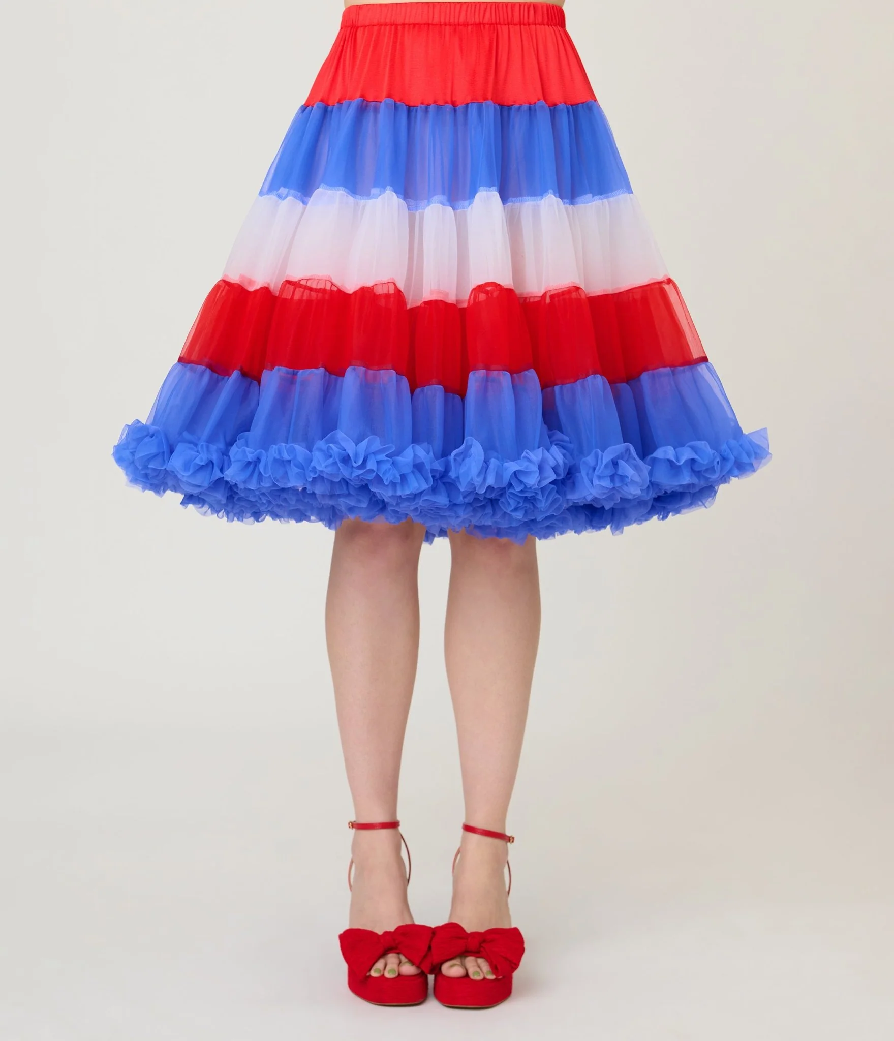 Unique Vintage Americana Tiered Petticoat - Image 2