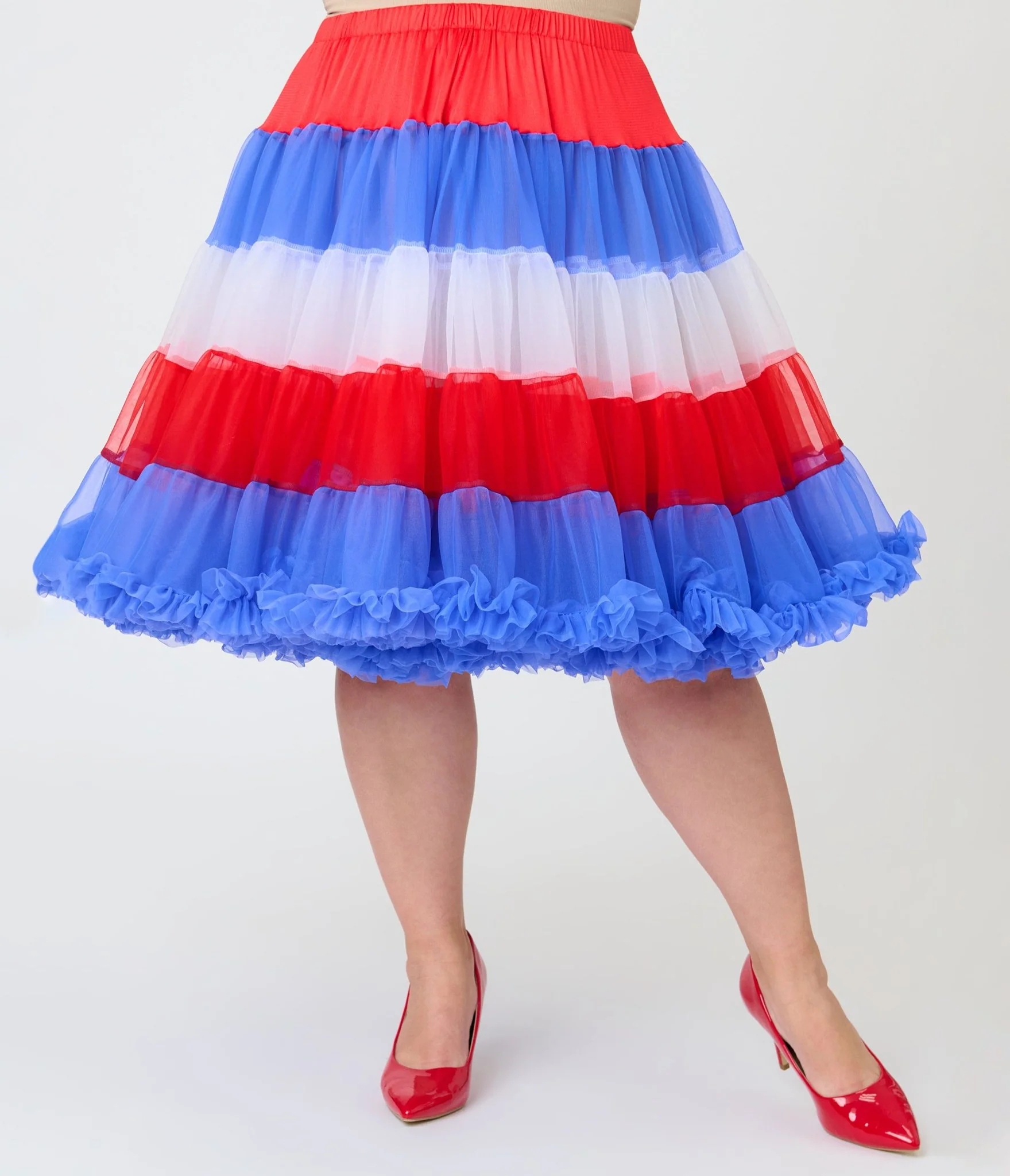 Unique Vintage Americana Tiered Petticoat - Image 3