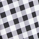 Unique Vintage Black & White Gingham Bow Rialto Bikini Top - Image 4