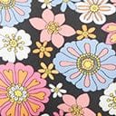 Unique Vintage Pink & Blue Floral Print Forever Glam Swim Top - Image 6
