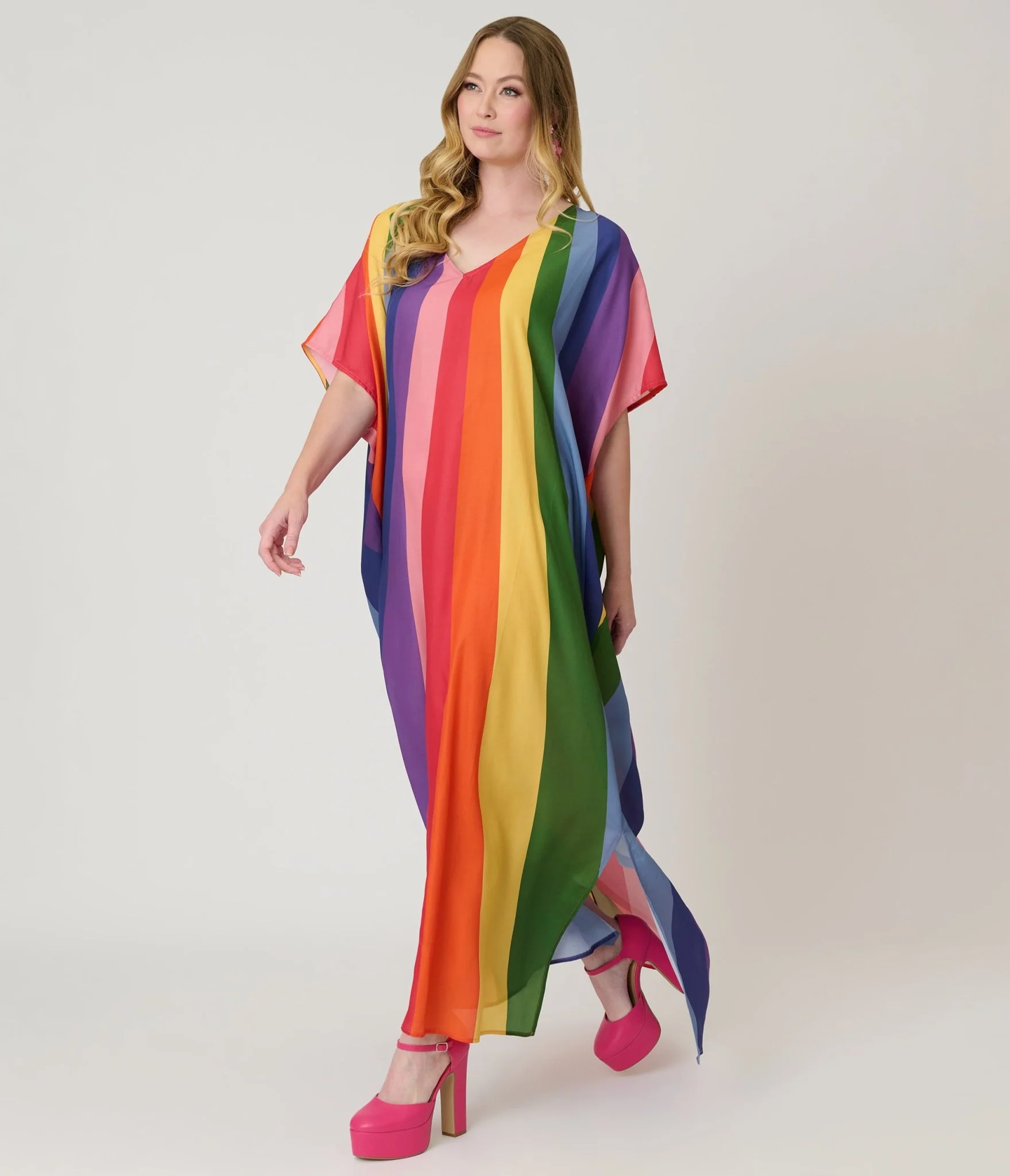 Unique Vintage Pride Sunburst Caftan - Image 3