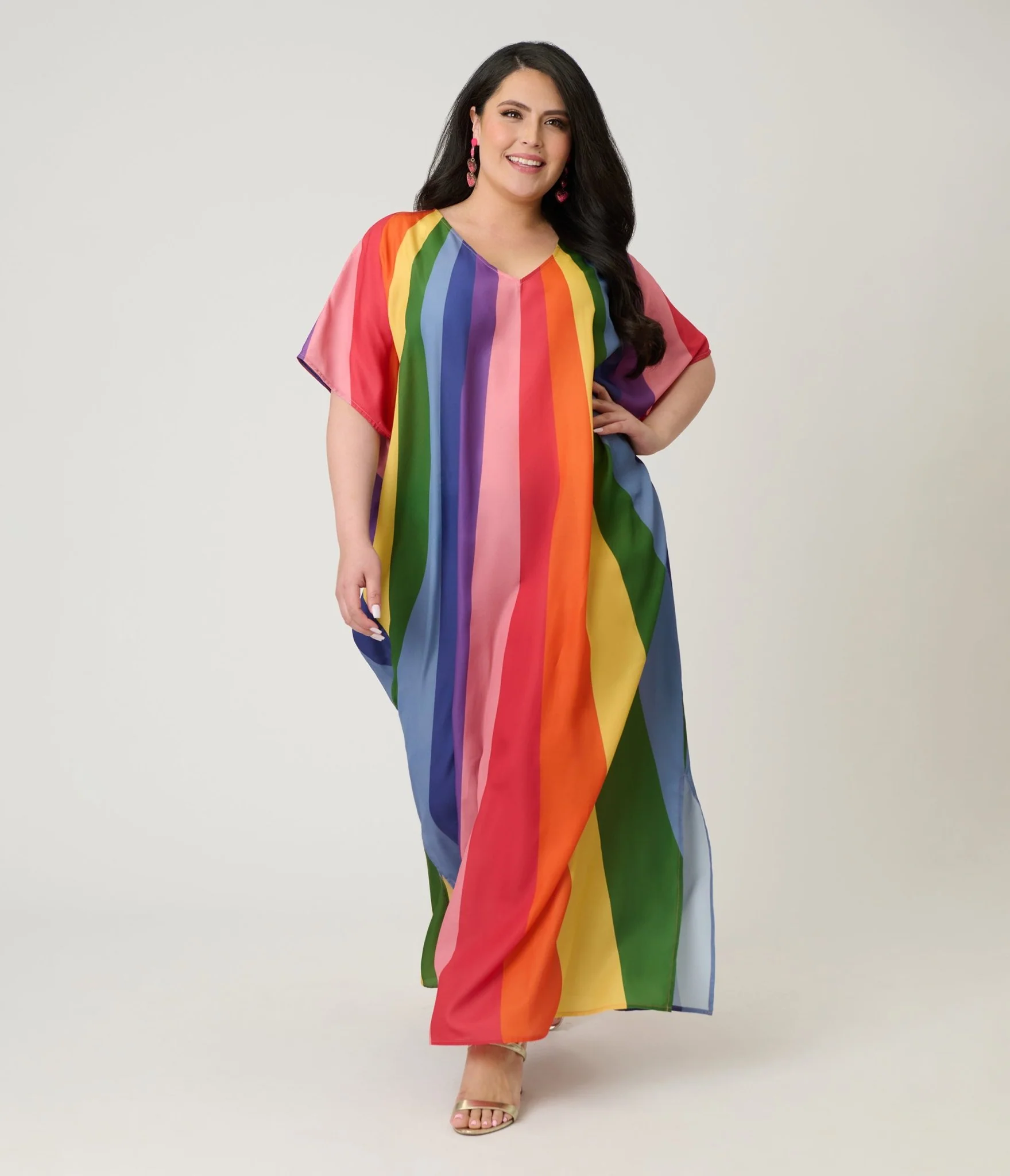Unique Vintage Pride Sunburst Caftan - Image 4