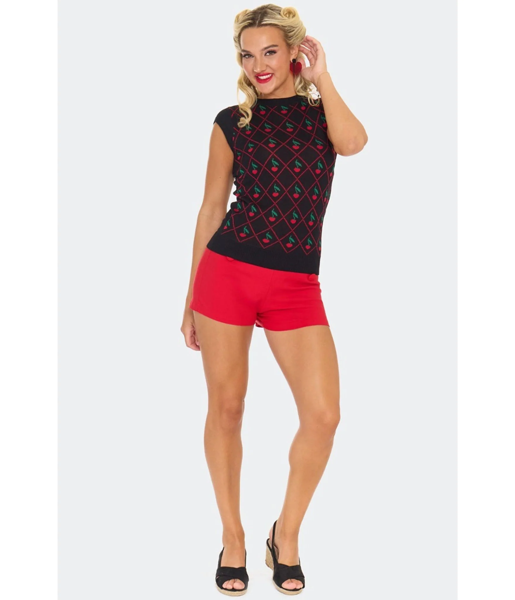 Voodoo Vixen Black Cherry Sweater - Image 3